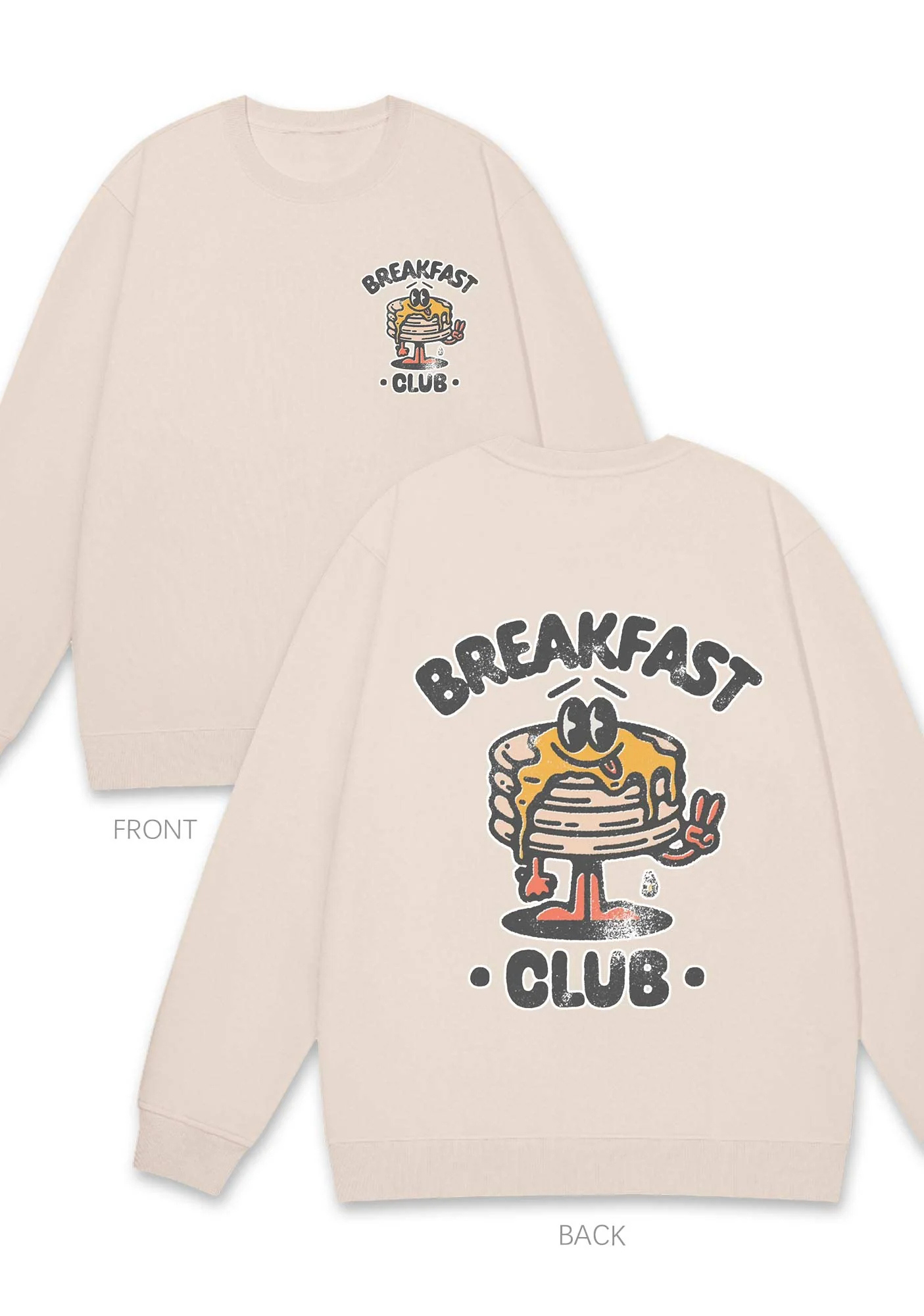 Breakfast Club Two Sides Y2K Sweatshirt - Image 4