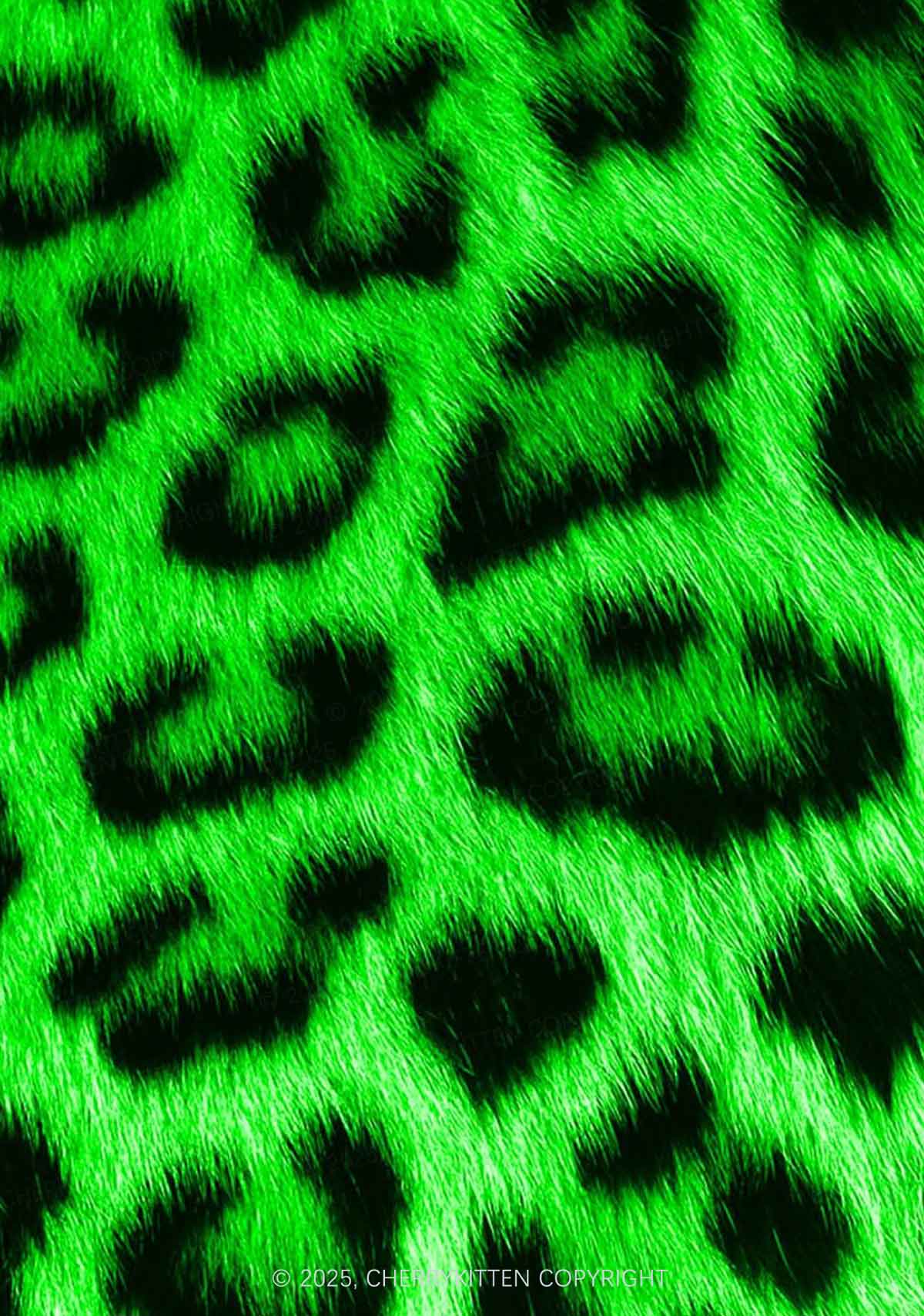Bright Green Leopard Y2K Print Mini Layered Skirt Cherrykitten - Image 2
