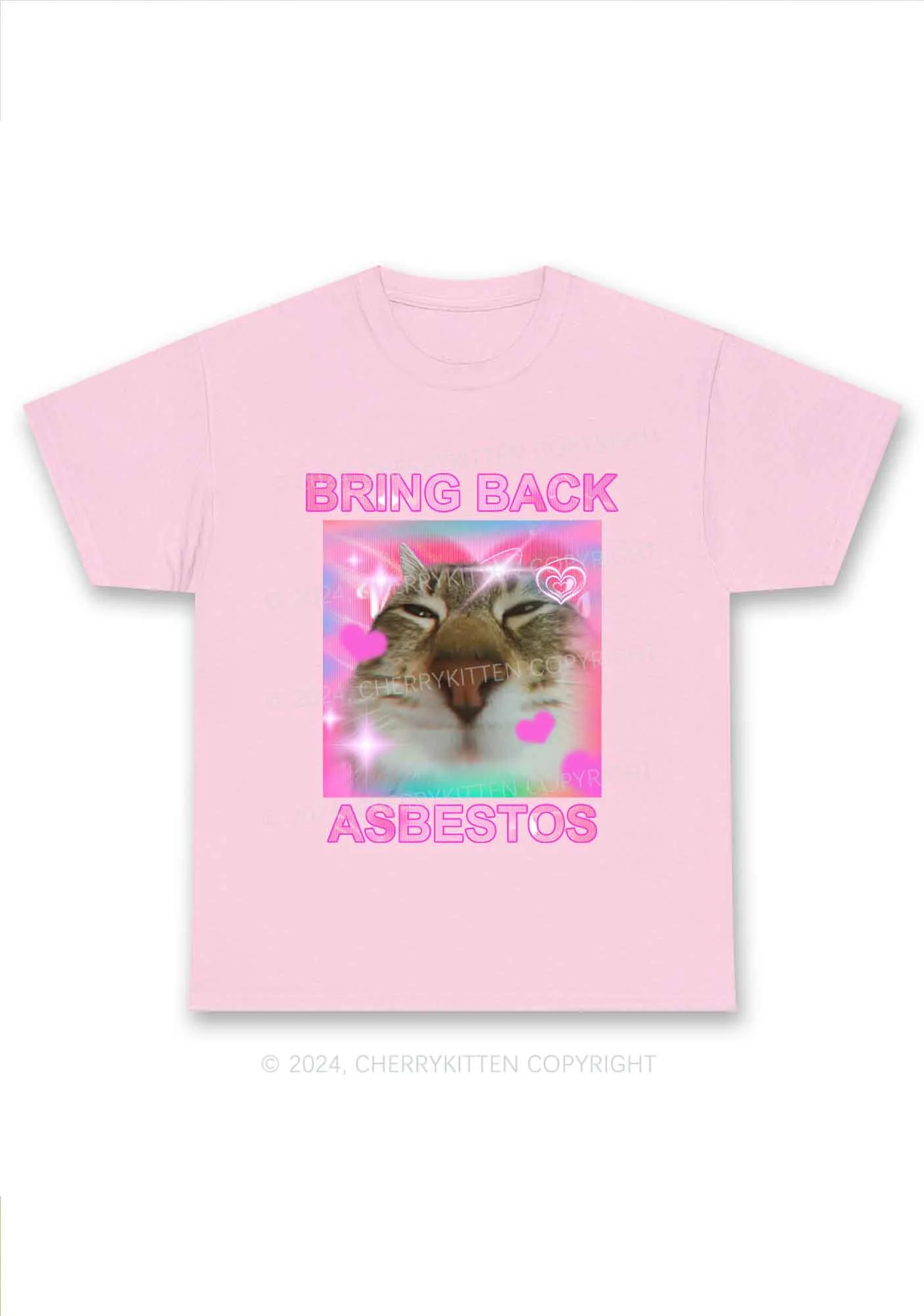 Bring Back Asbestos Y2K Chunky Shirt Cherrykitten - Image 6