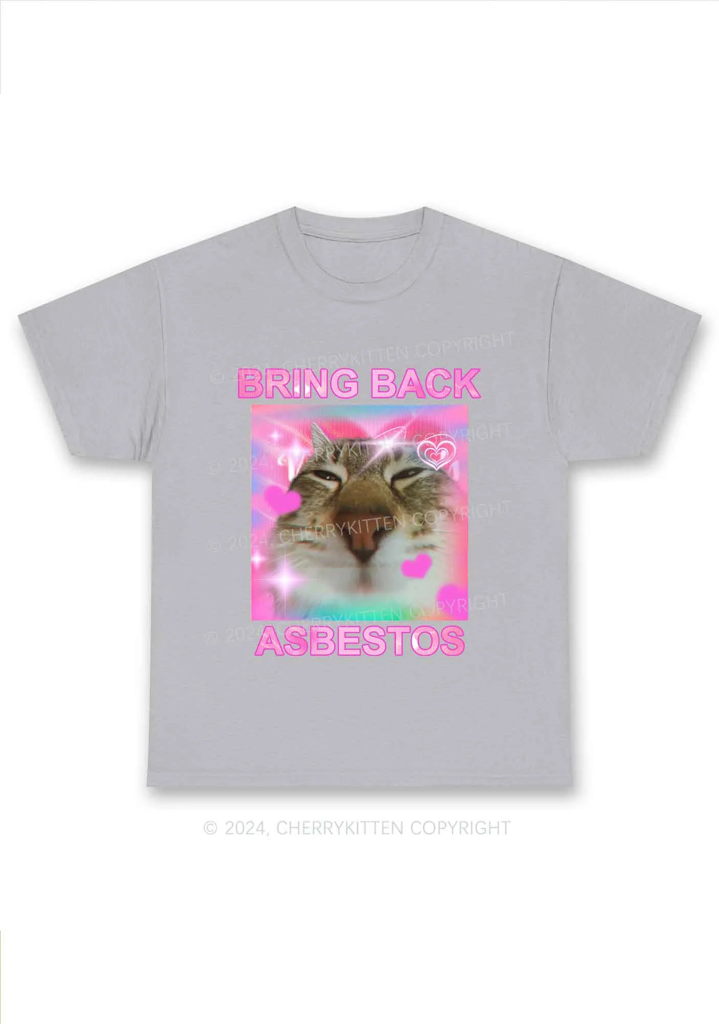 Bring Back Asbestos Y2K Chunky Shirt Cherrykitten - Image 7