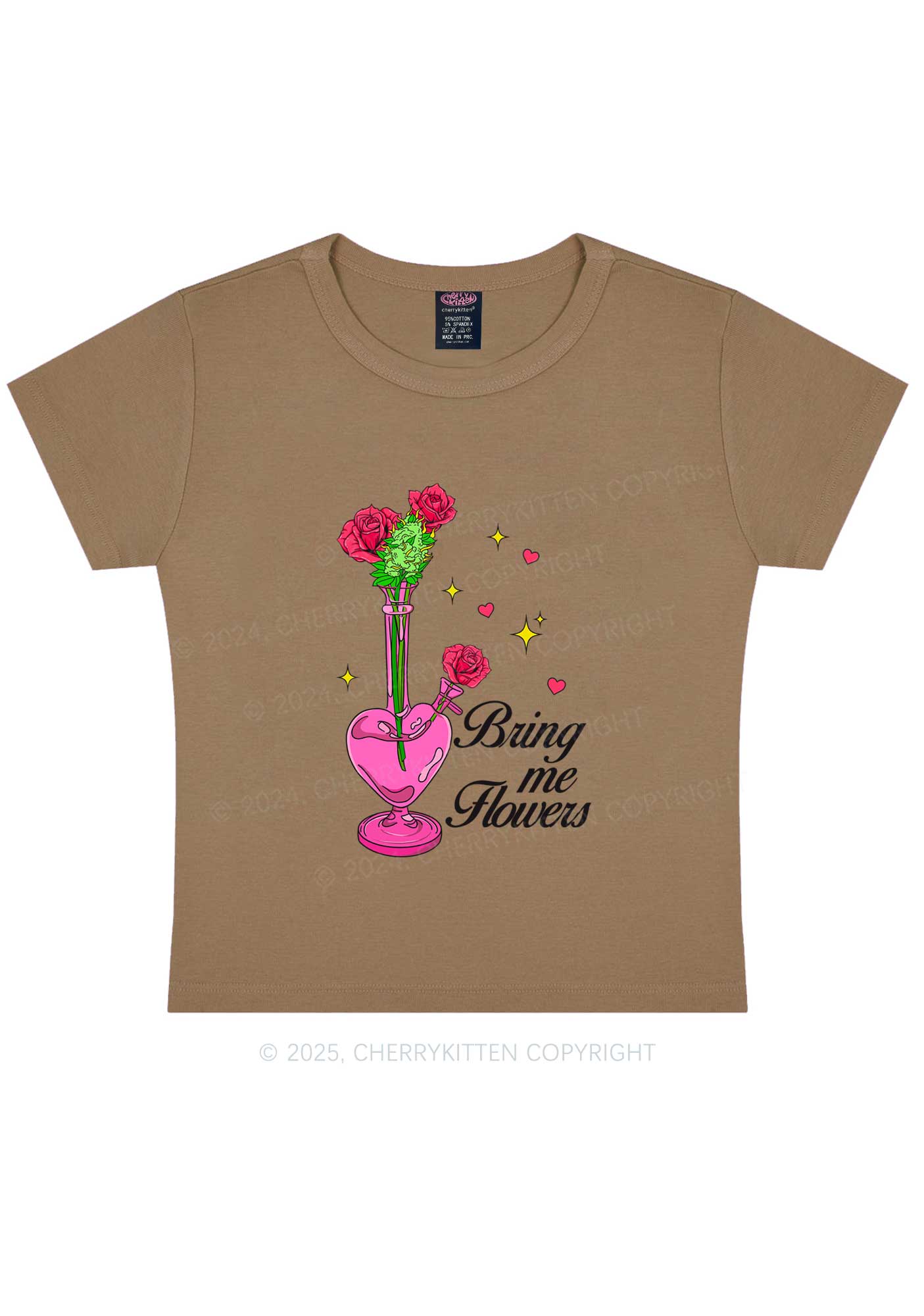 Bring Me Flowers Y2K Baby Tee Cherrykitten - Image 10
