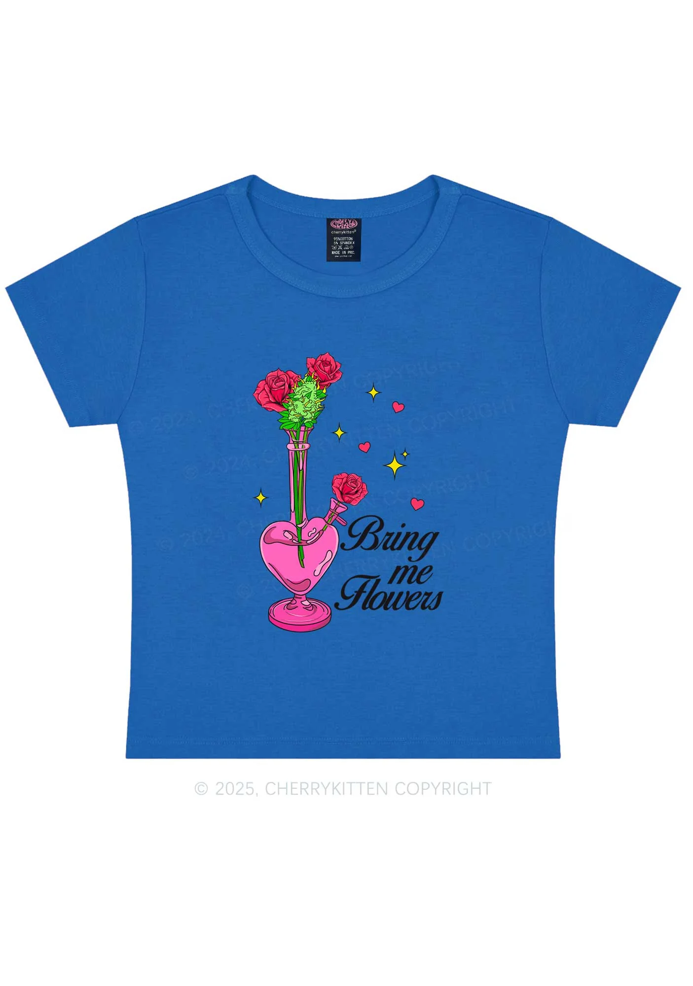 Bring Me Flowers Y2K Baby Tee Cherrykitten - Image 9