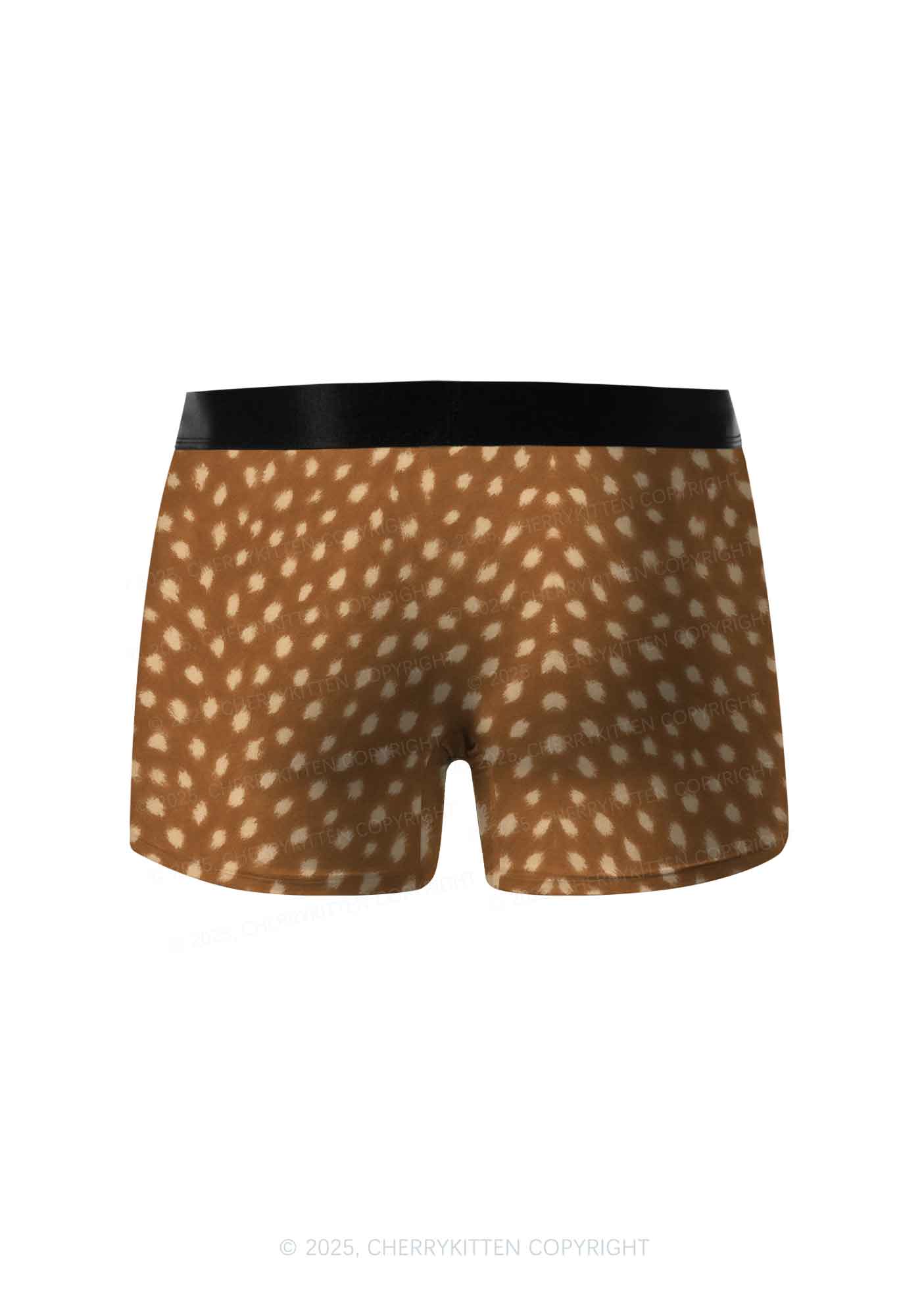 Brown Speckle Y2K Print Men Boxer Briefs Cherrykitten - Image 2