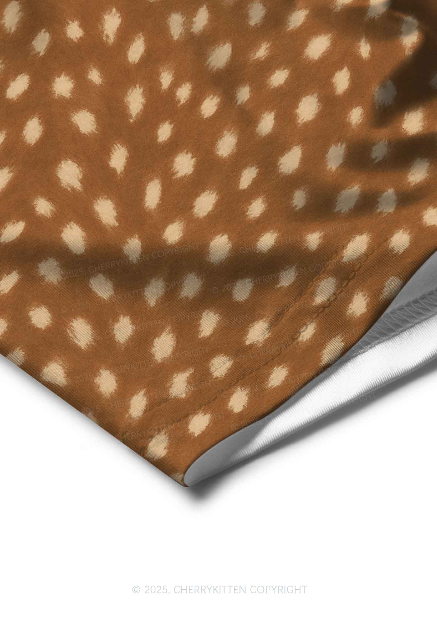 Brown Speckle Y2K Print Men Boxer Briefs Cherrykitten - Image 4