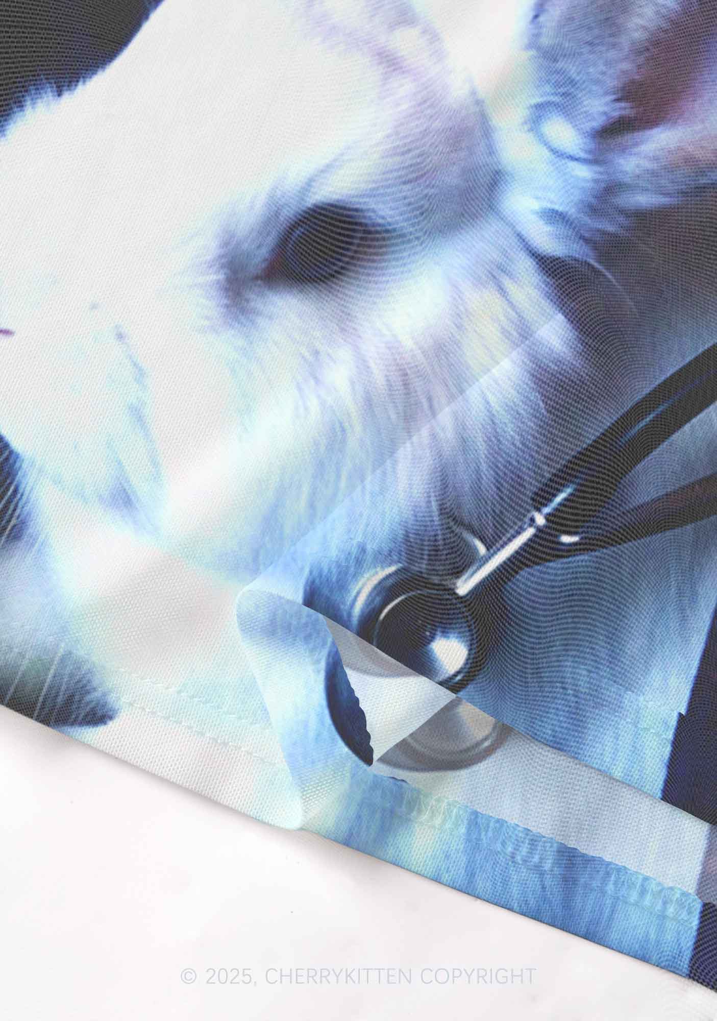 Bunny Doctor Y2K Mesh Cami Tank Cherrykitten - Image 4