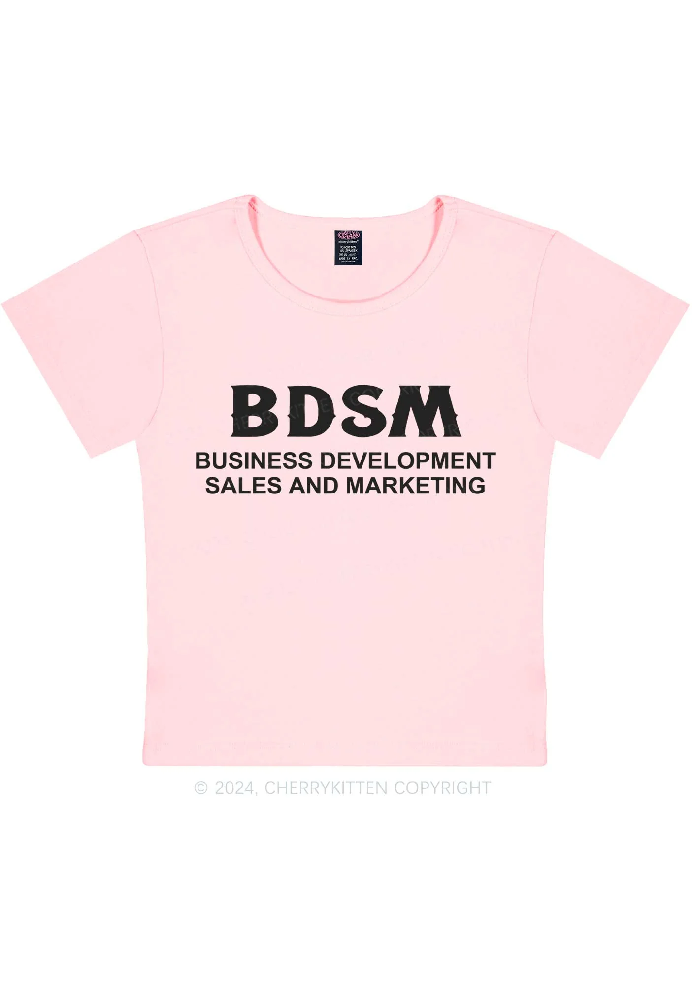 Business Development Y2K Baby Tee Cherrykitten - Image 11