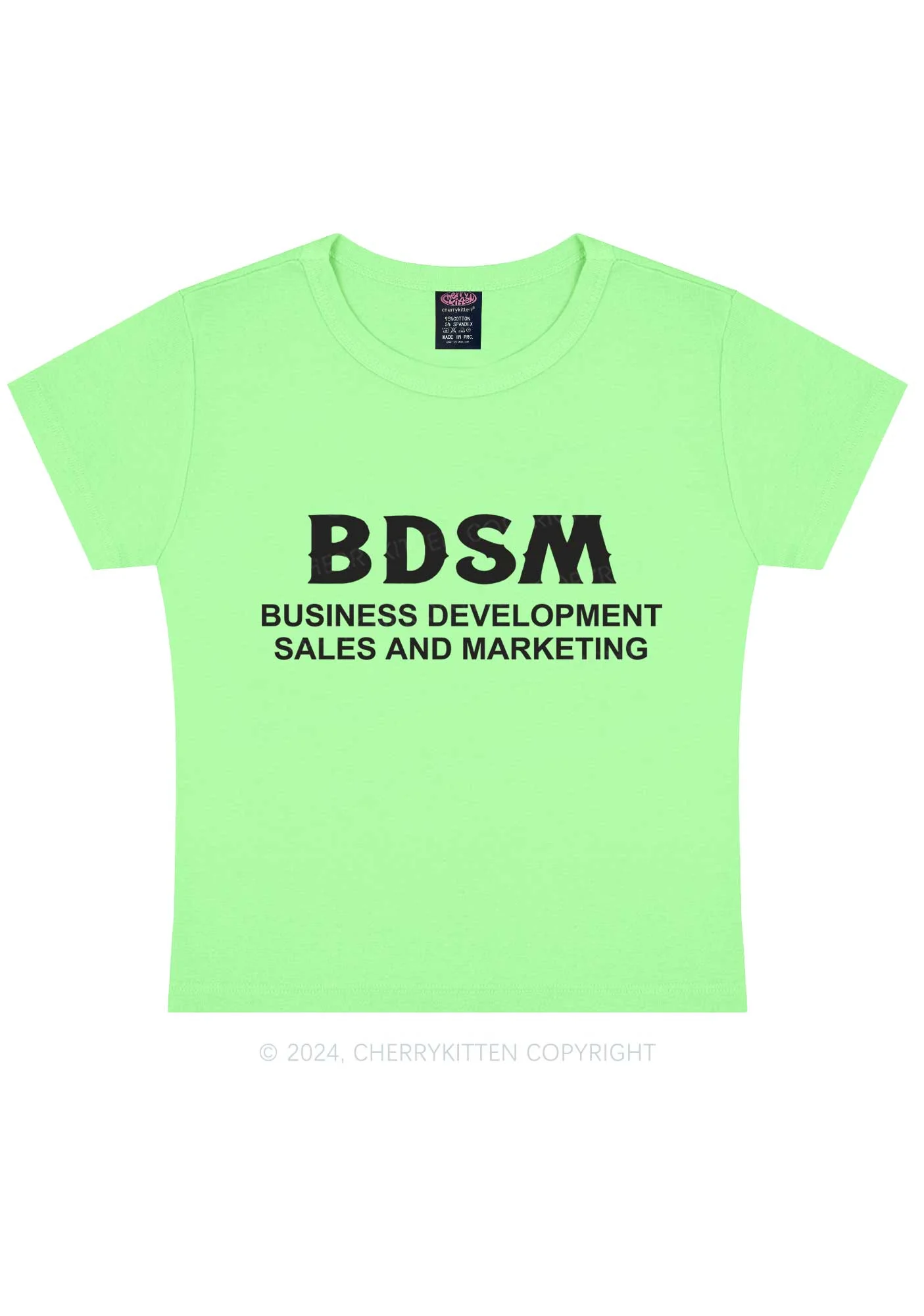 Business Development Y2K Baby Tee Cherrykitten - Image 12