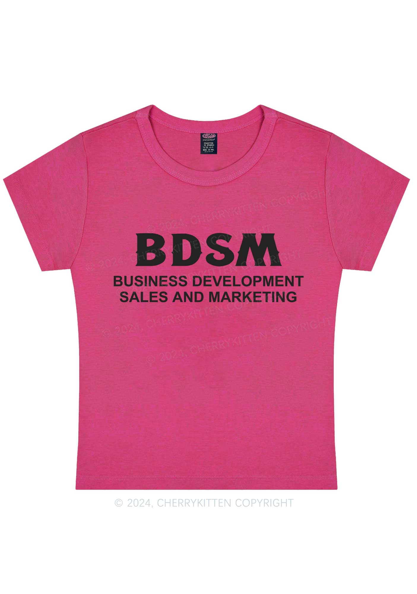 Business Development Y2K Baby Tee Cherrykitten - Image 7