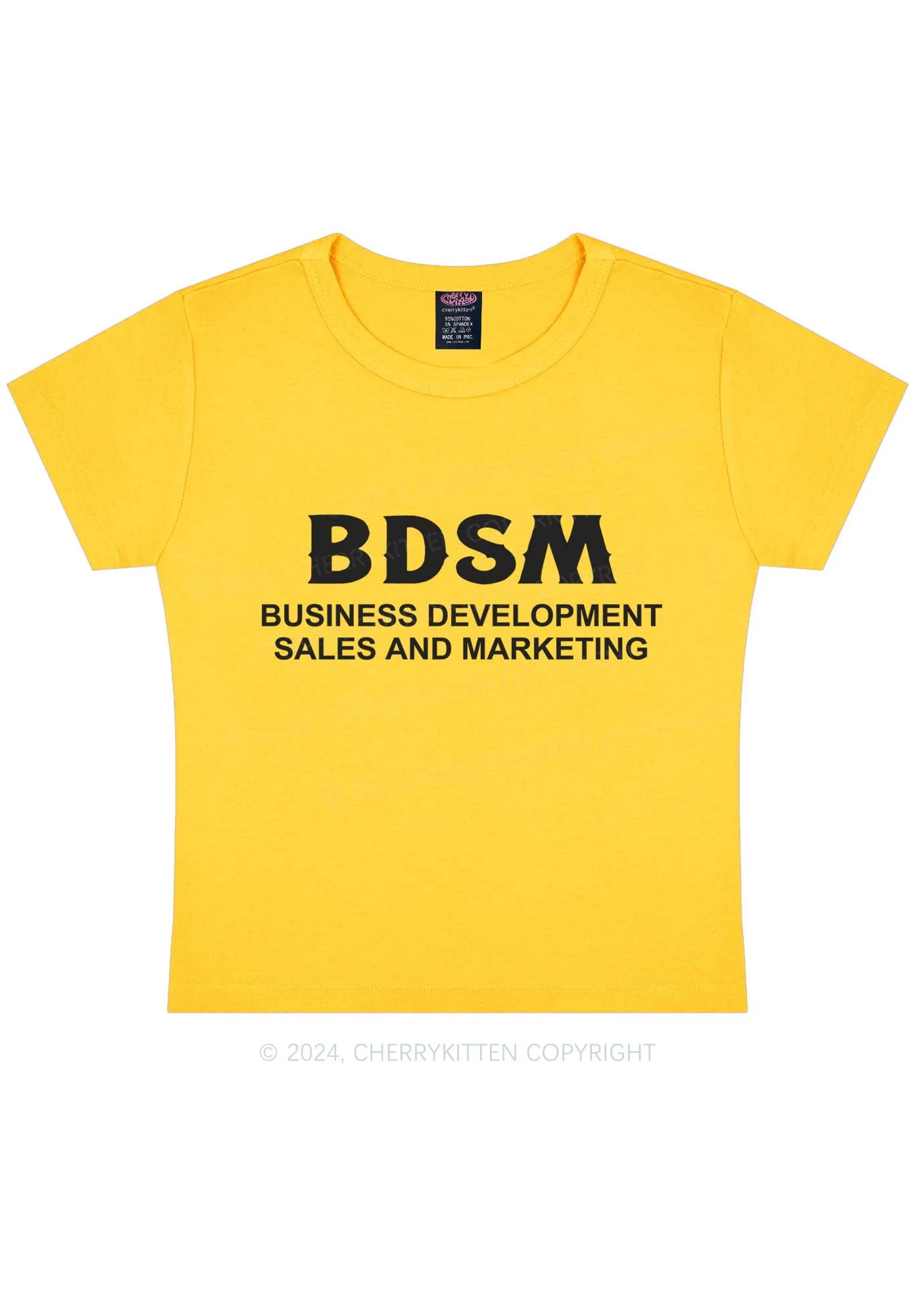 Business Development Y2K Baby Tee Cherrykitten - Image 8