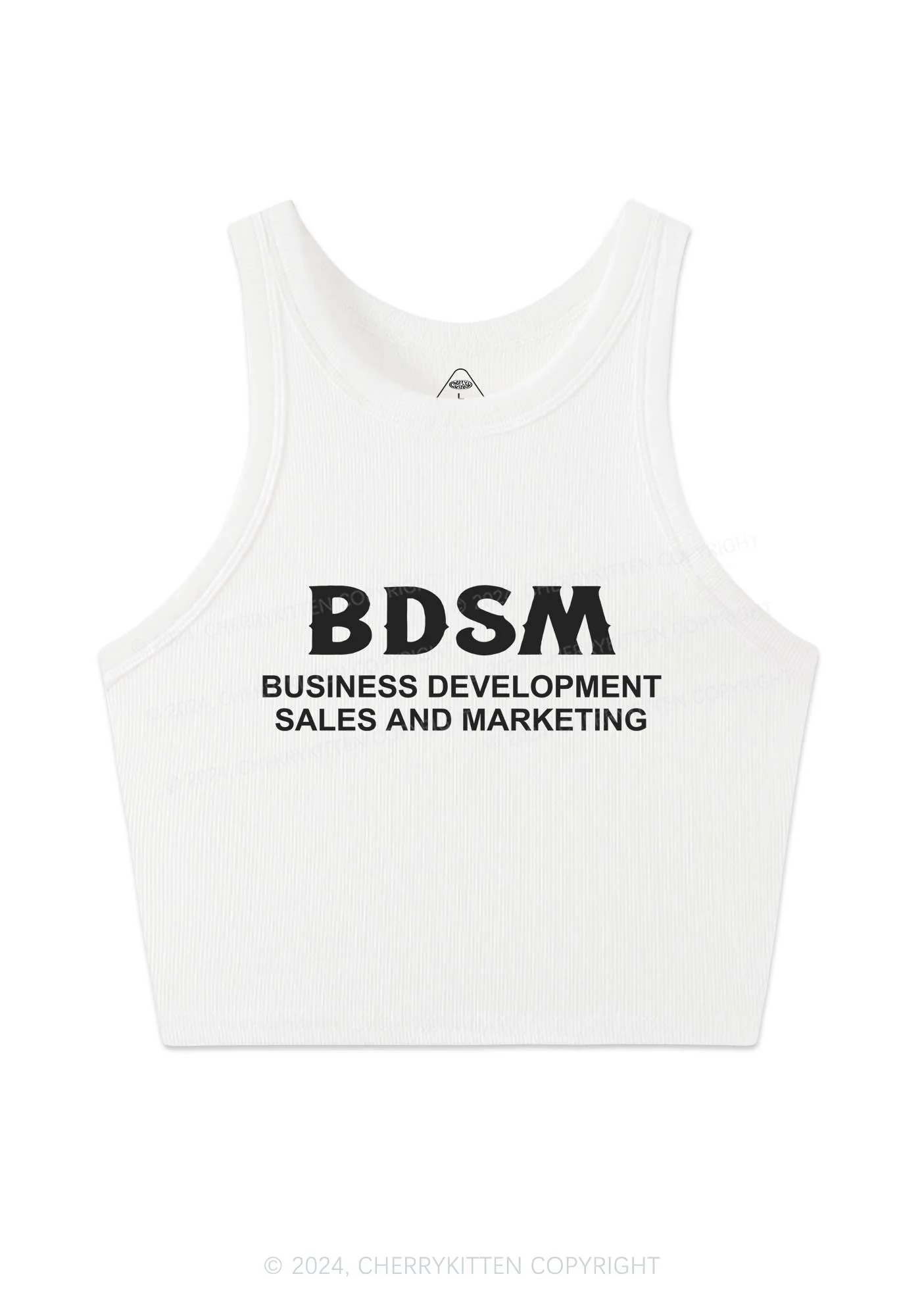 Business Development Y2K Crop Tank Top Cherrykitten - Image 3