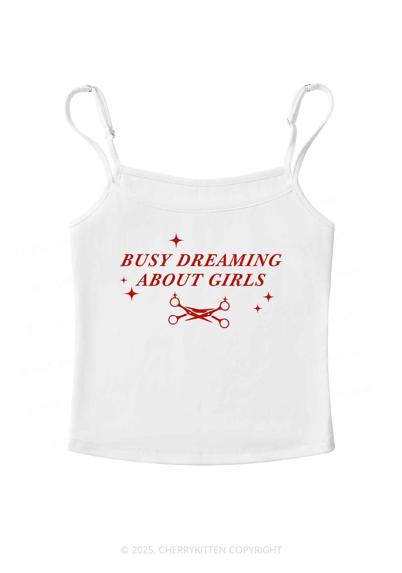 Busy Dreaming About Girls Pride Y2K Spaghetti Strap Cami Cherrykitten - Image 4