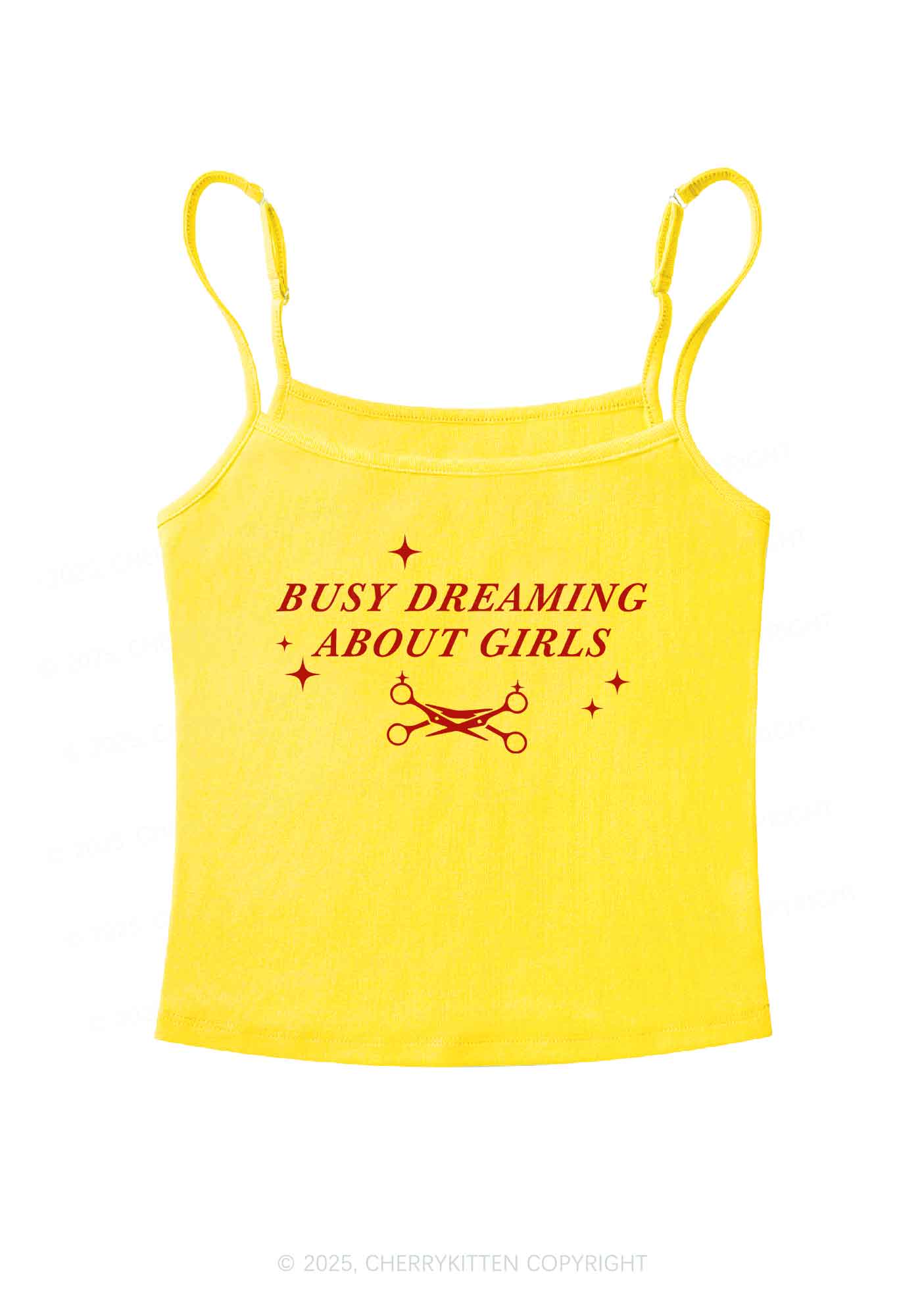 Busy Dreaming About Girls Pride Y2K Spaghetti Strap Cami Cherrykitten - Image 7