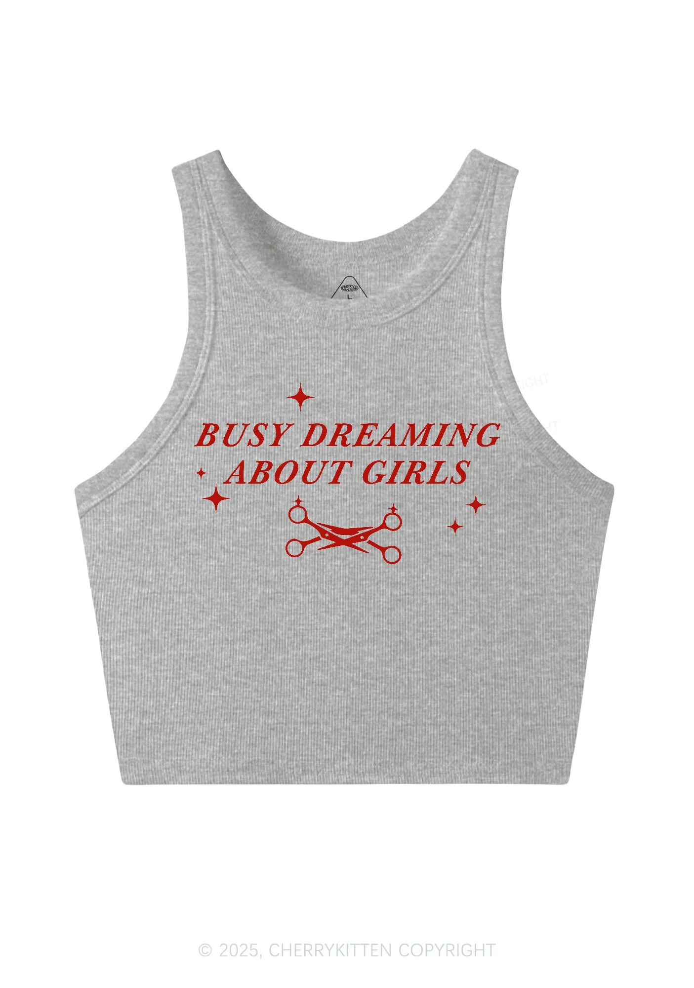 Busy Dreaming About Girls Pride Y2K Crop Tank Top Cherrykitten - Image 4