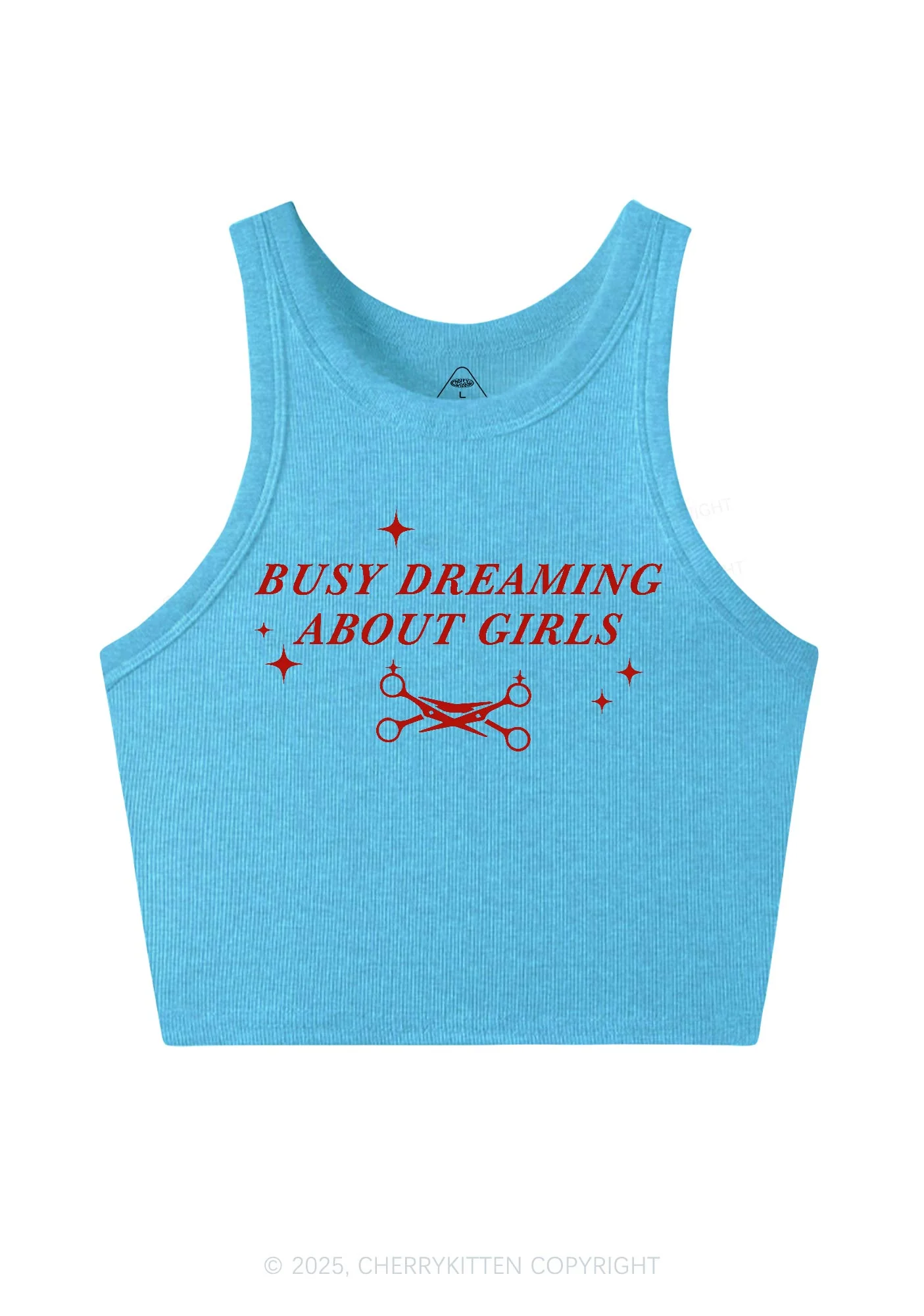 Busy Dreaming About Girls Pride Y2K Crop Tank Top Cherrykitten - Image 5