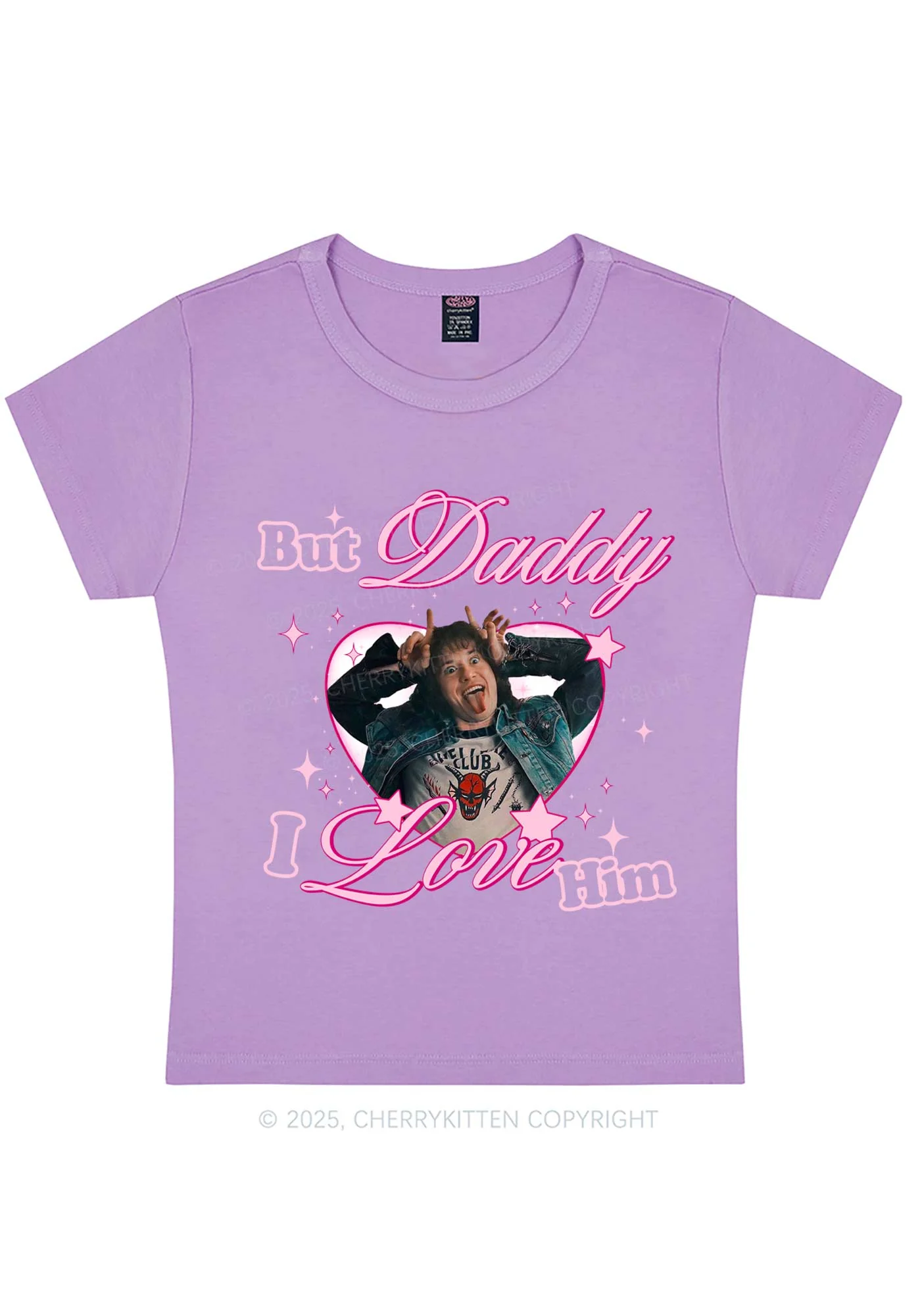 But Daddy I Love EM Y2K Baby Tee Cherrykitten - Image 5