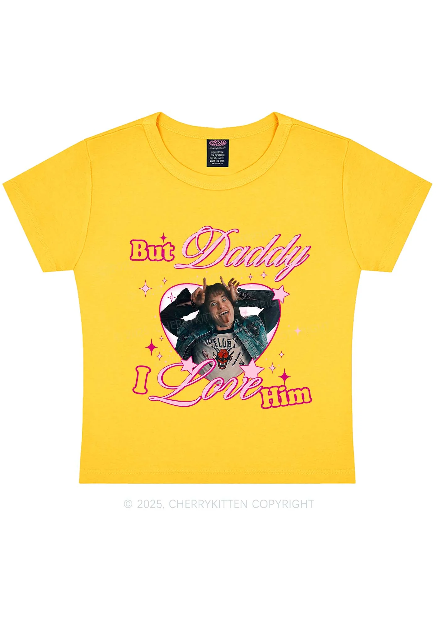 But Daddy I Love EM Y2K Baby Tee Cherrykitten - Image 6
