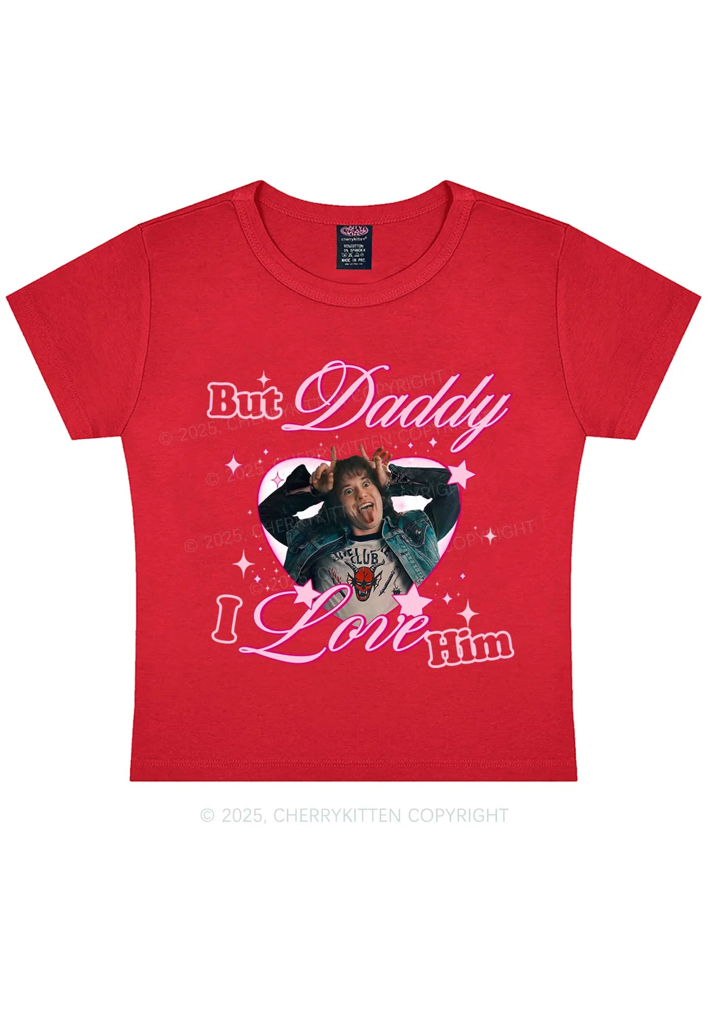 But Daddy I Love EM Y2K Baby Tee Cherrykitten - Image 7