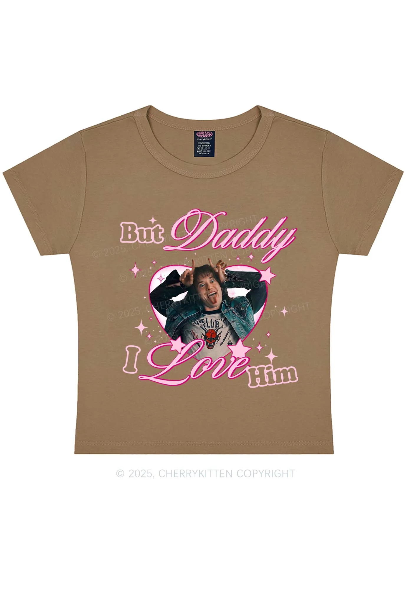 But Daddy I Love EM Y2K Baby Tee Cherrykitten - Image 9