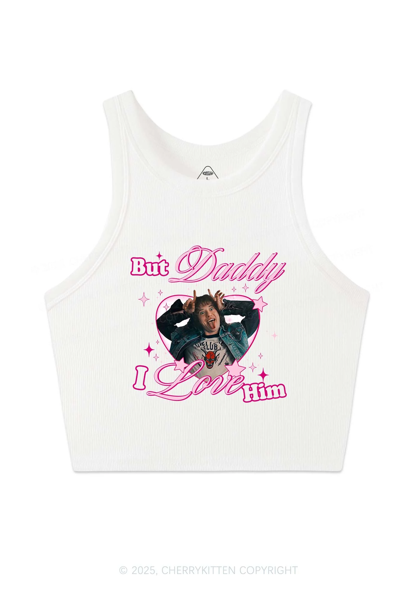 But Daddy I Love EM Y2K Crop Tank Top Cherrykitten - Image 4