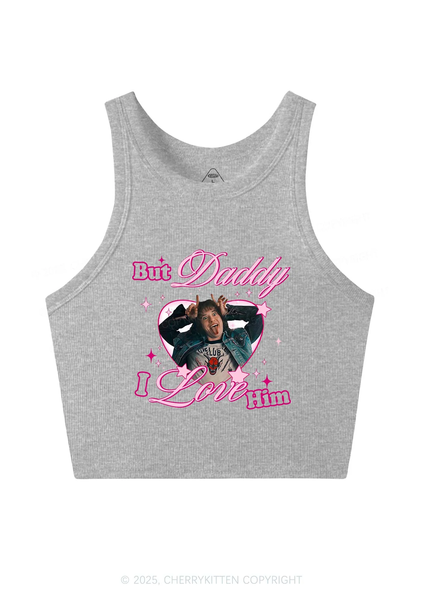 But Daddy I Love EM Y2K Crop Tank Top Cherrykitten - Image 5