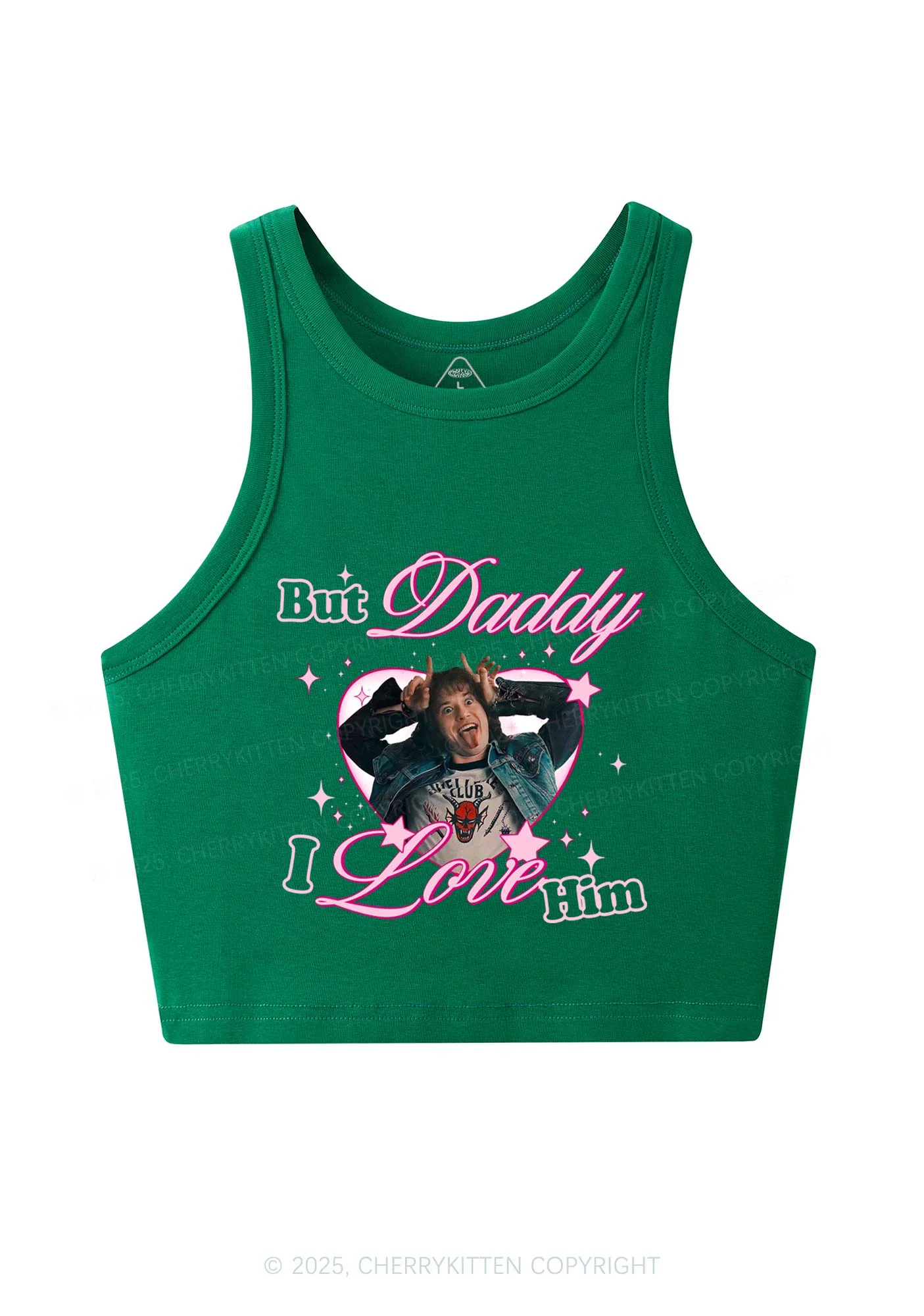 But Daddy I Love EM Y2K Crop Tank Top Cherrykitten - Image 6