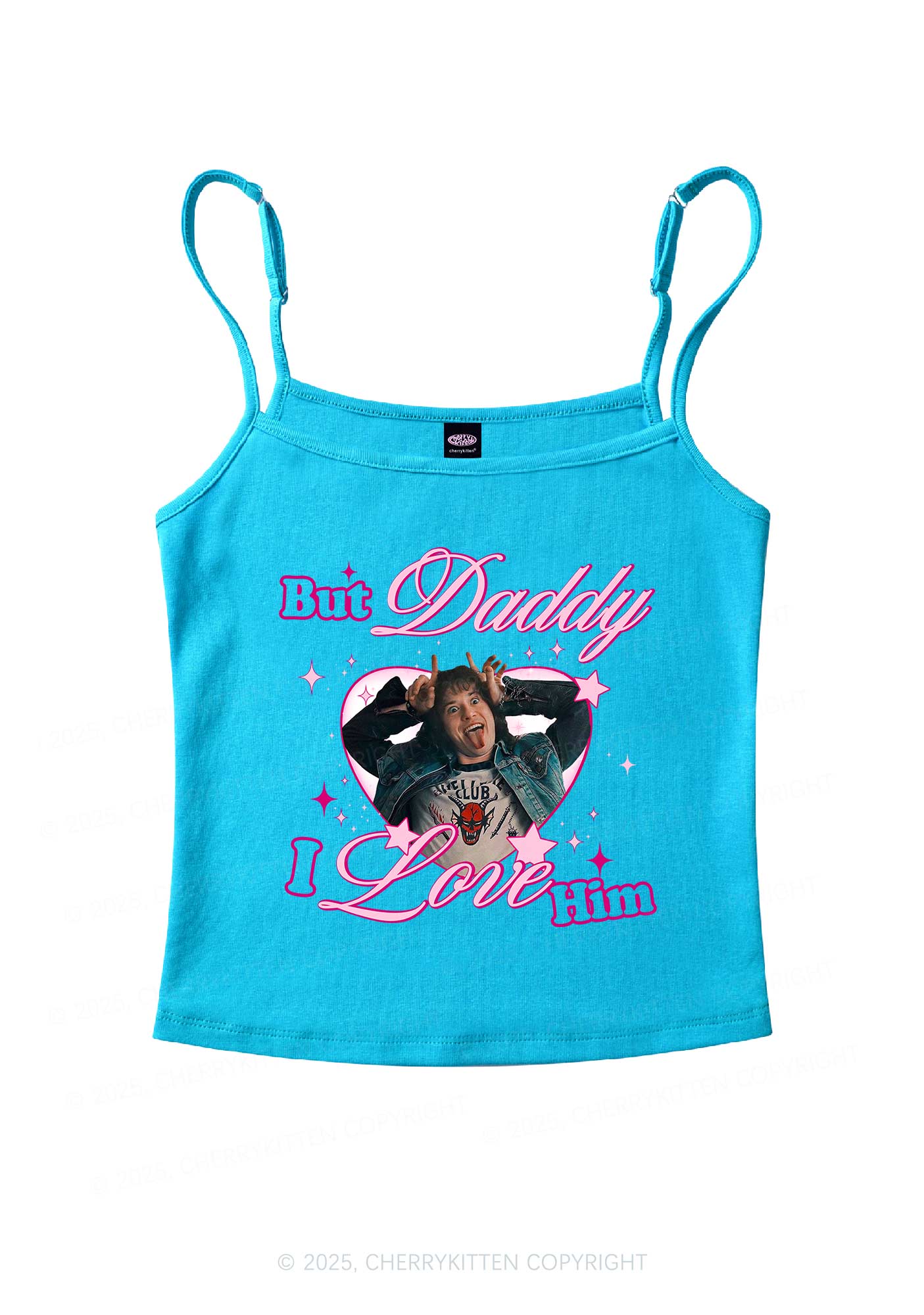 But Daddy I Love EM Y2K Spaghetti Strap Cami Cherrykitten - Image 6