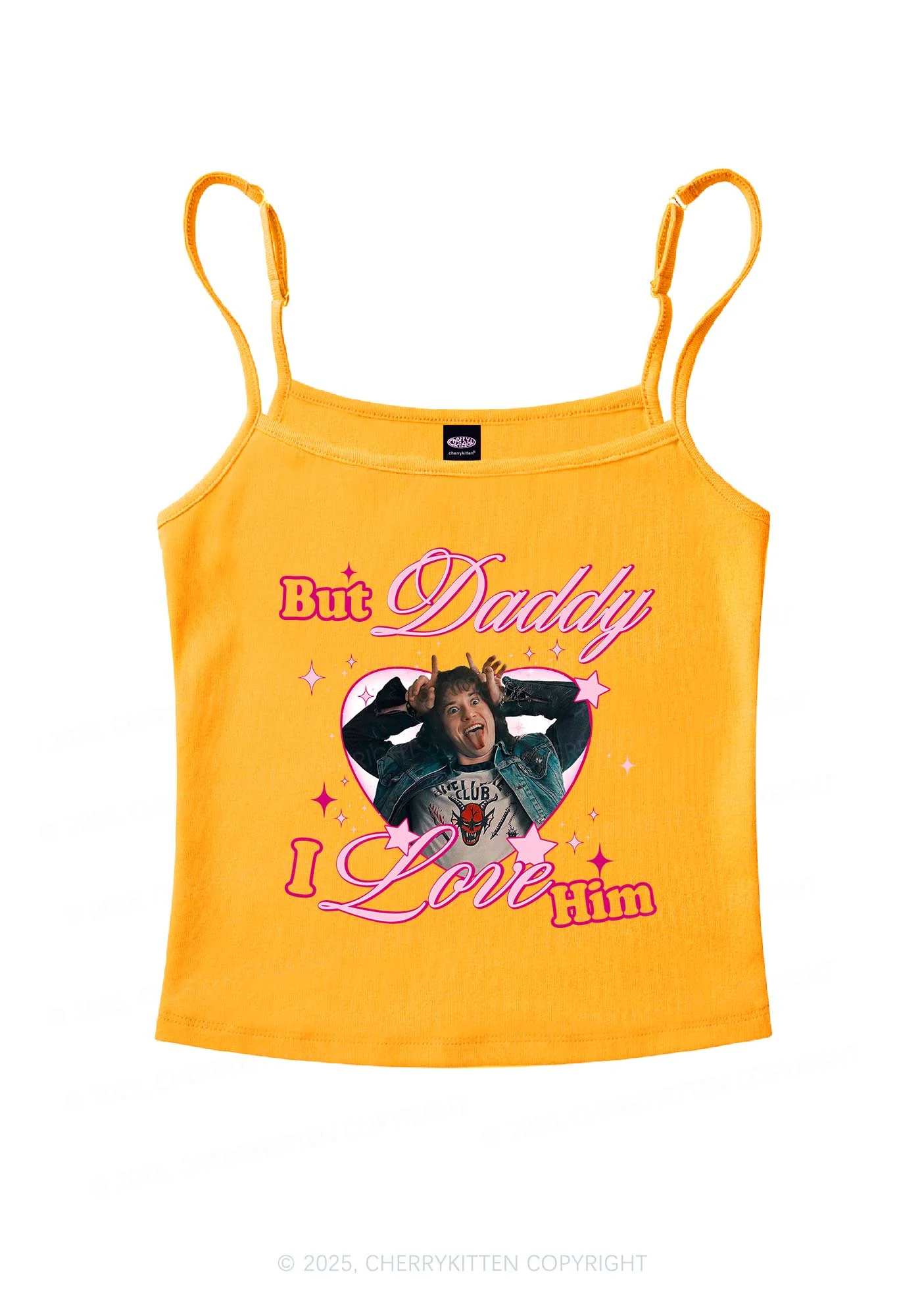 But Daddy I Love EM Y2K Spaghetti Strap Cami Cherrykitten - Image 7
