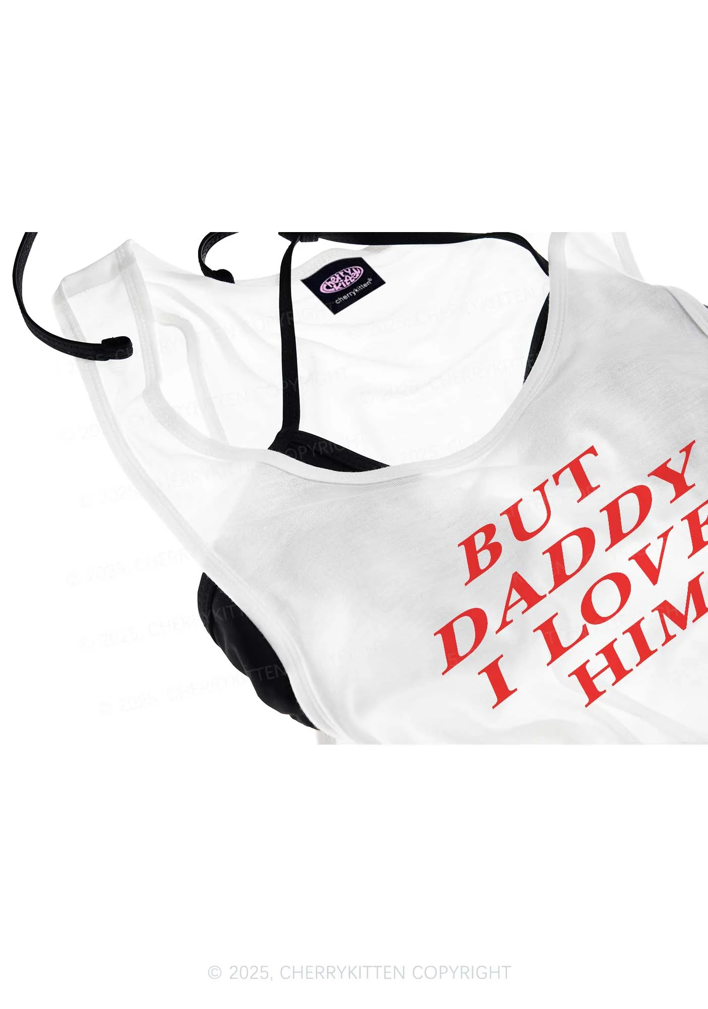 But Daddy I Love Him Pride Y2K Sheer Boyfriend Tank Cherrykitten - Image 4