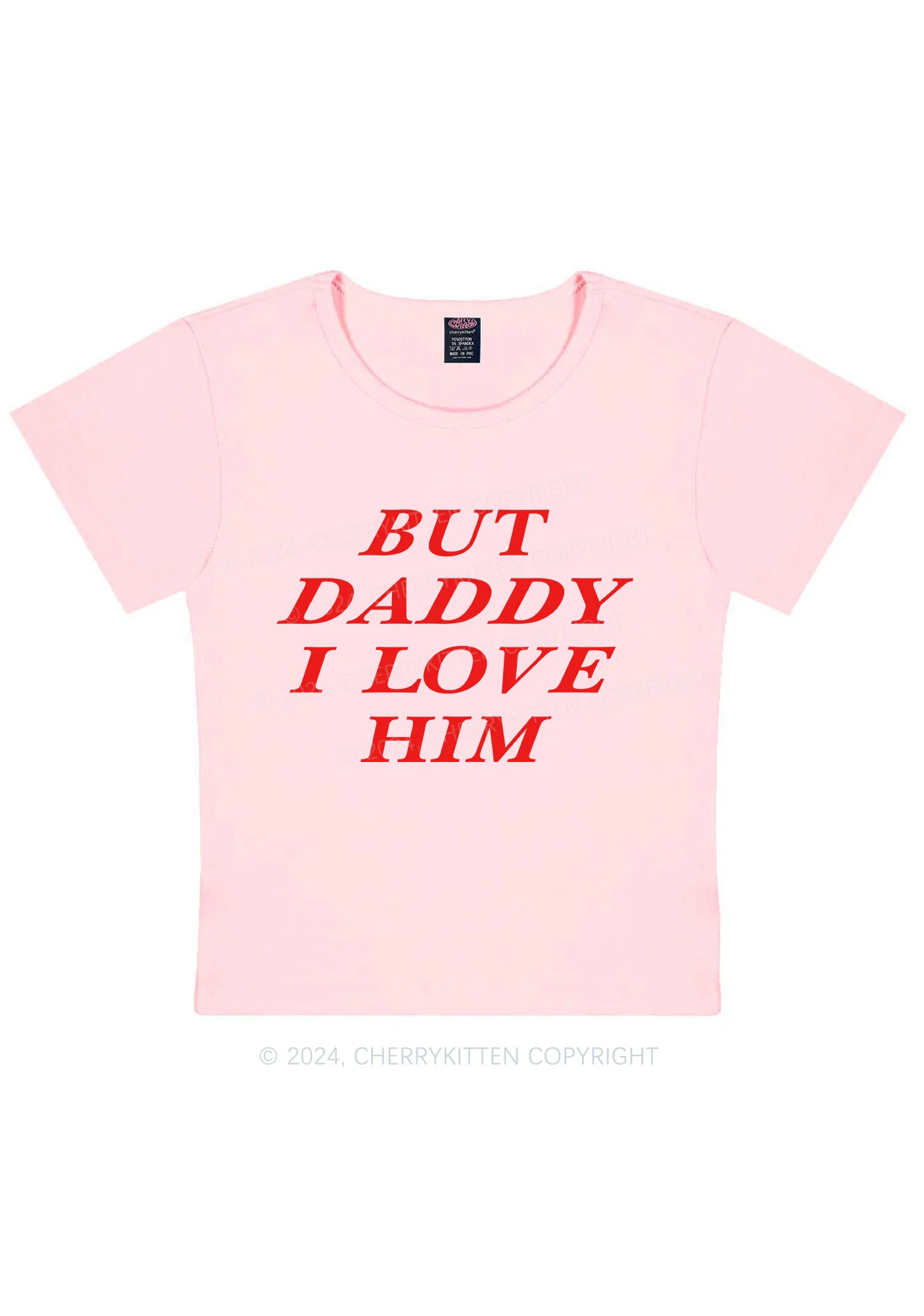 But Daddy I Love Him Y2K Baby Tee - Image 10