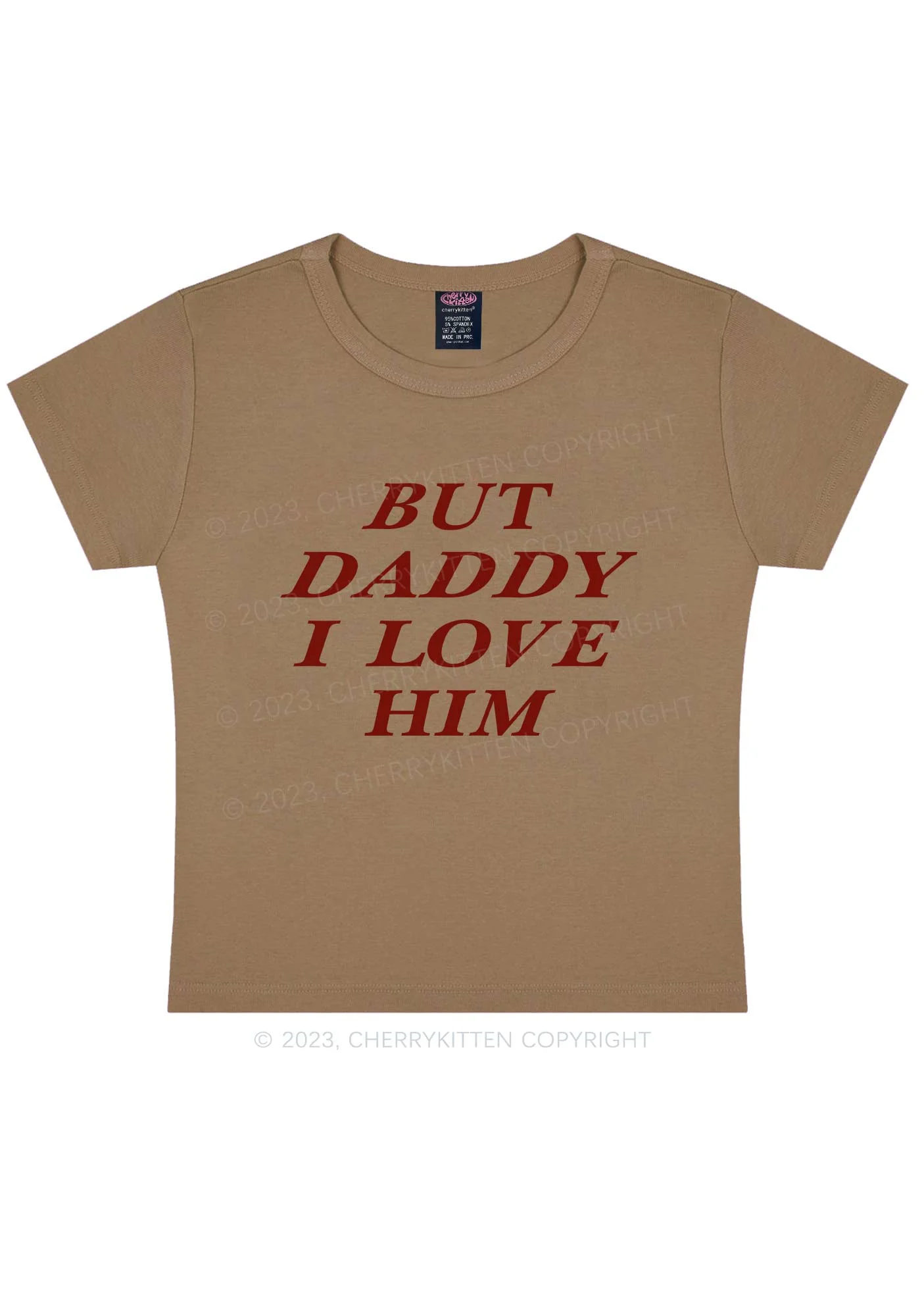 But Daddy I Love Him Y2K Baby Tee - Image 8