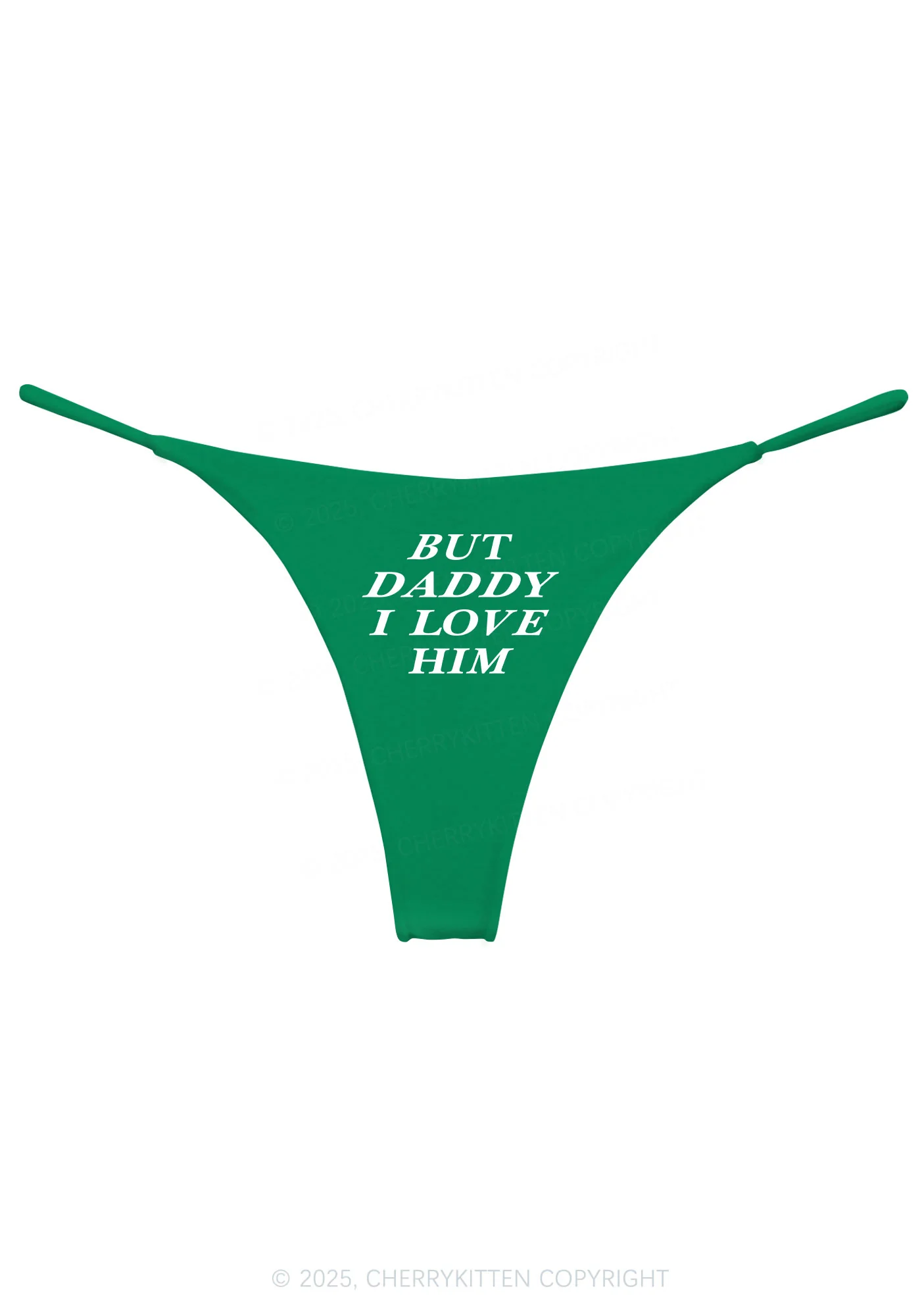 But Daddy I Love Him Y2K Bikini String Thong Cherrykitten - Image 10