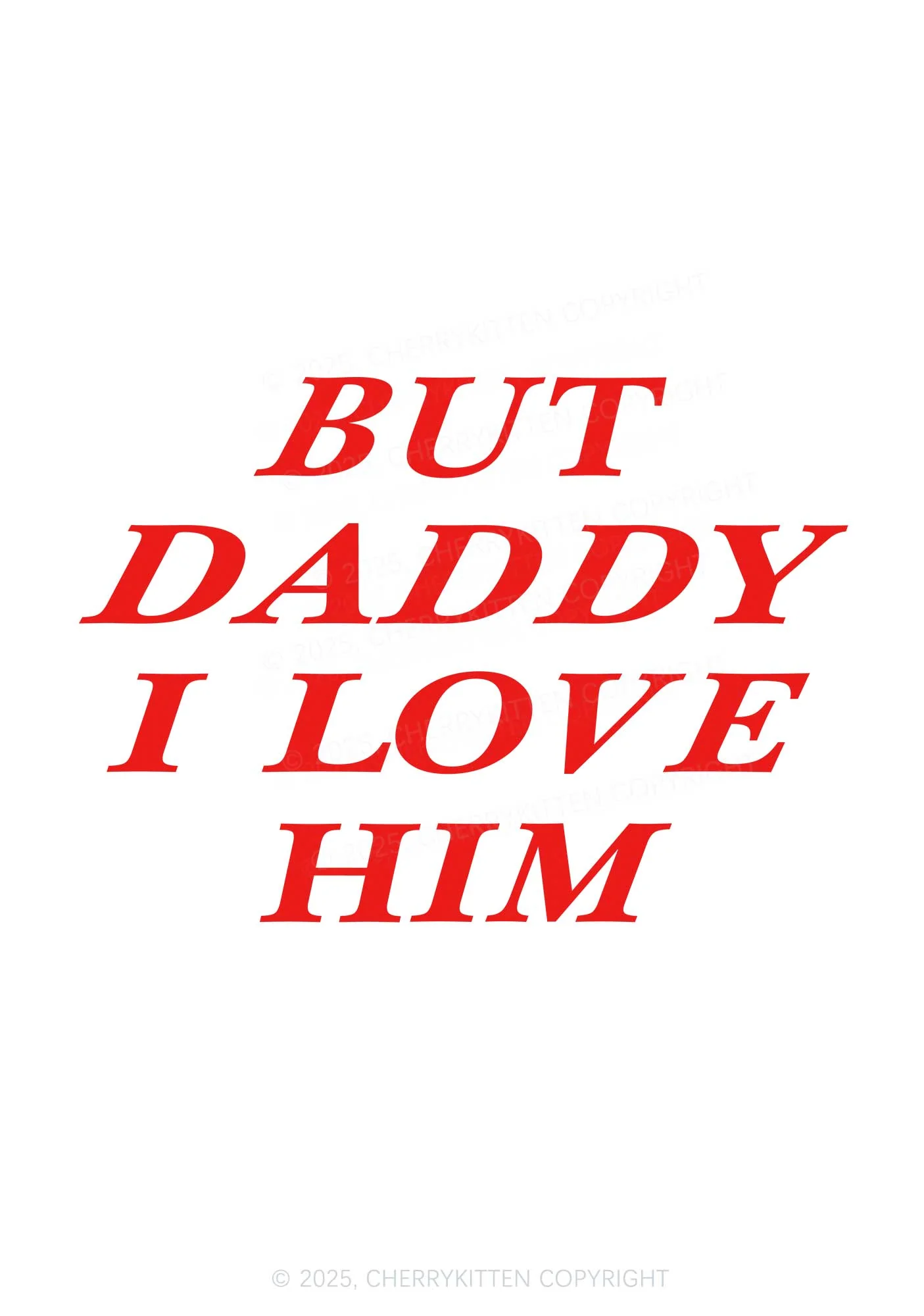 But Daddy I Love Him Y2K Bikini String Thong Cherrykitten - Image 2
