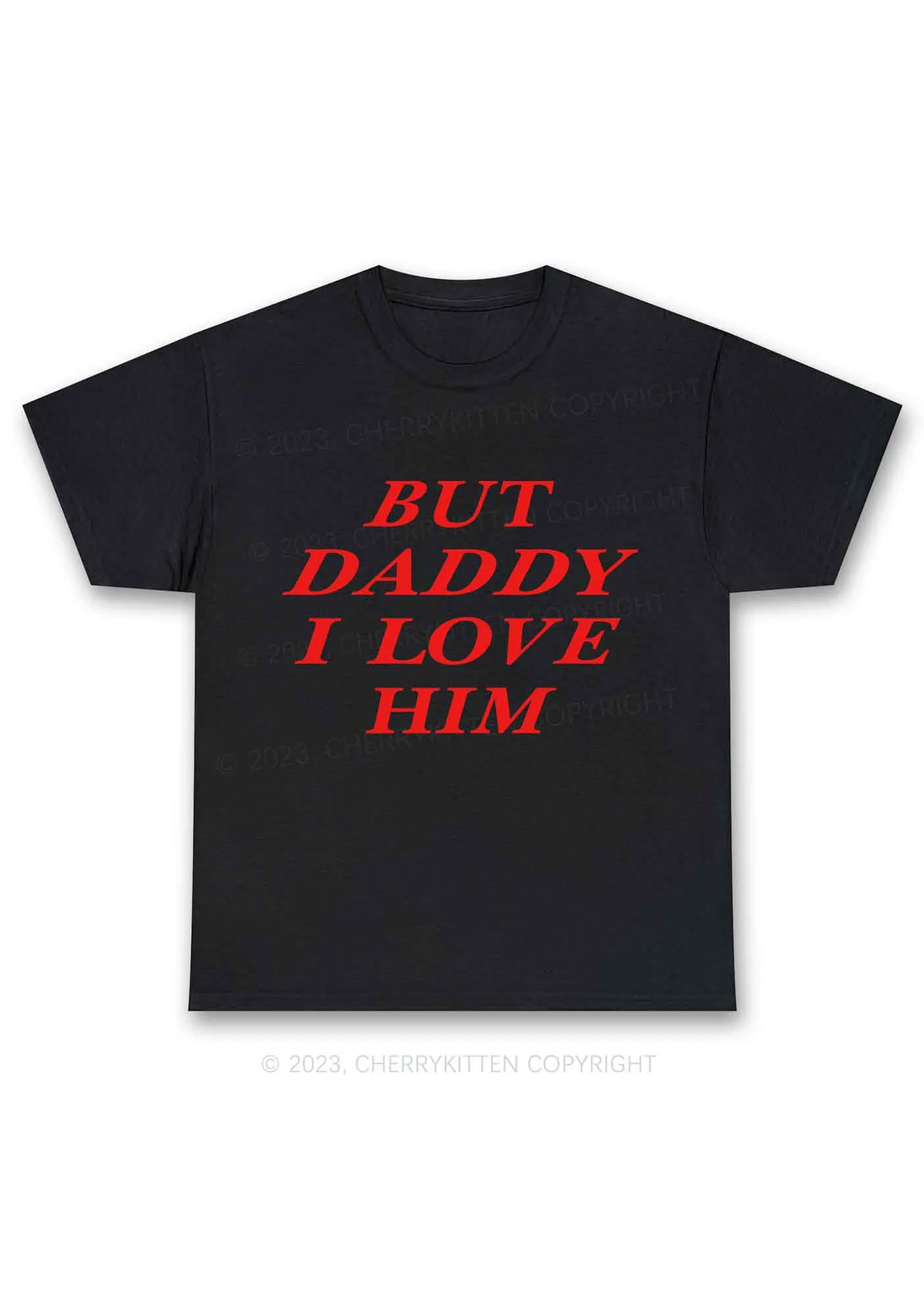 But Daddy I Love Him Y2K Chunky Shirt Cherrykitten - Image 3