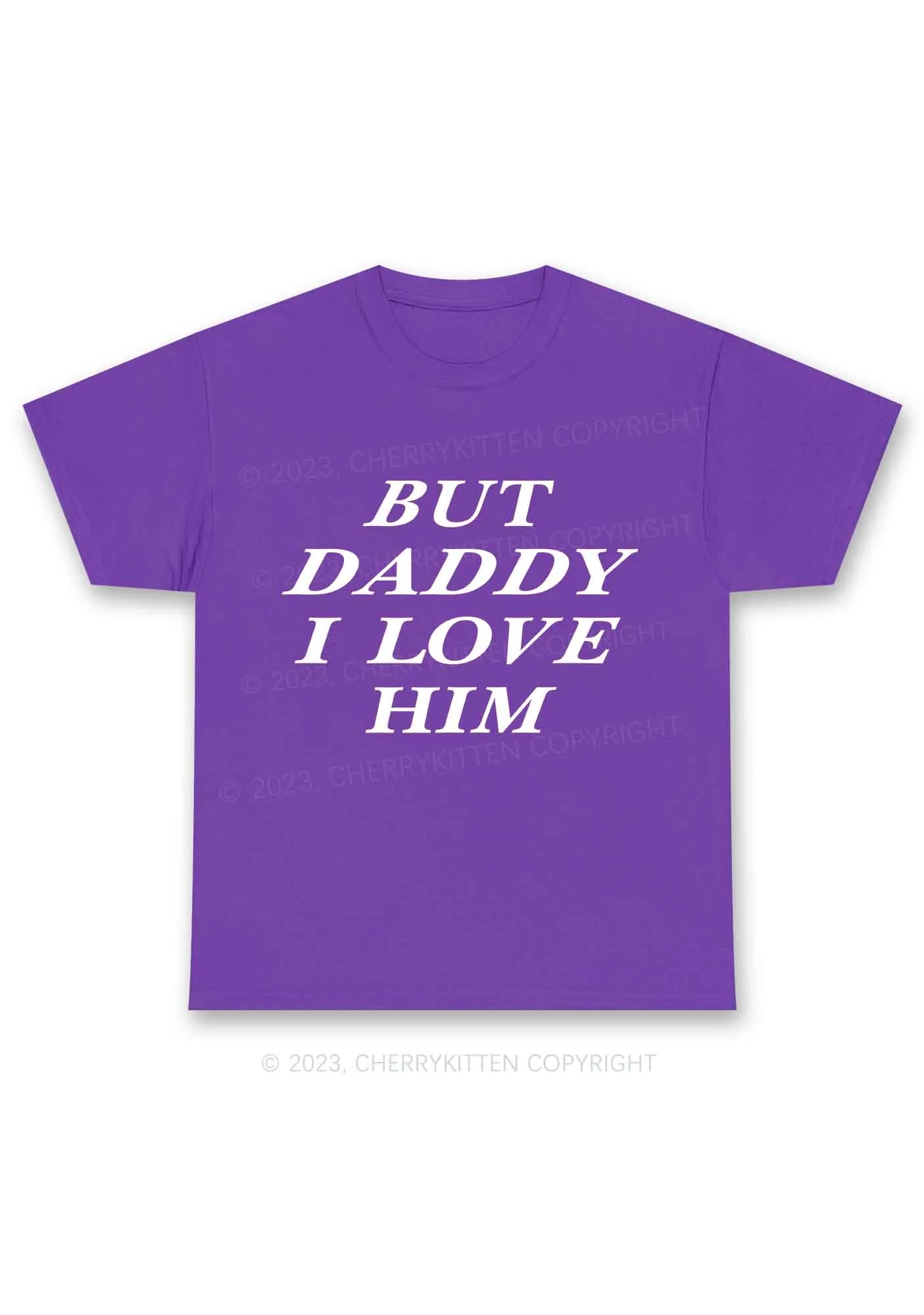 But Daddy I Love Him Y2K Chunky Shirt Cherrykitten - Image 4