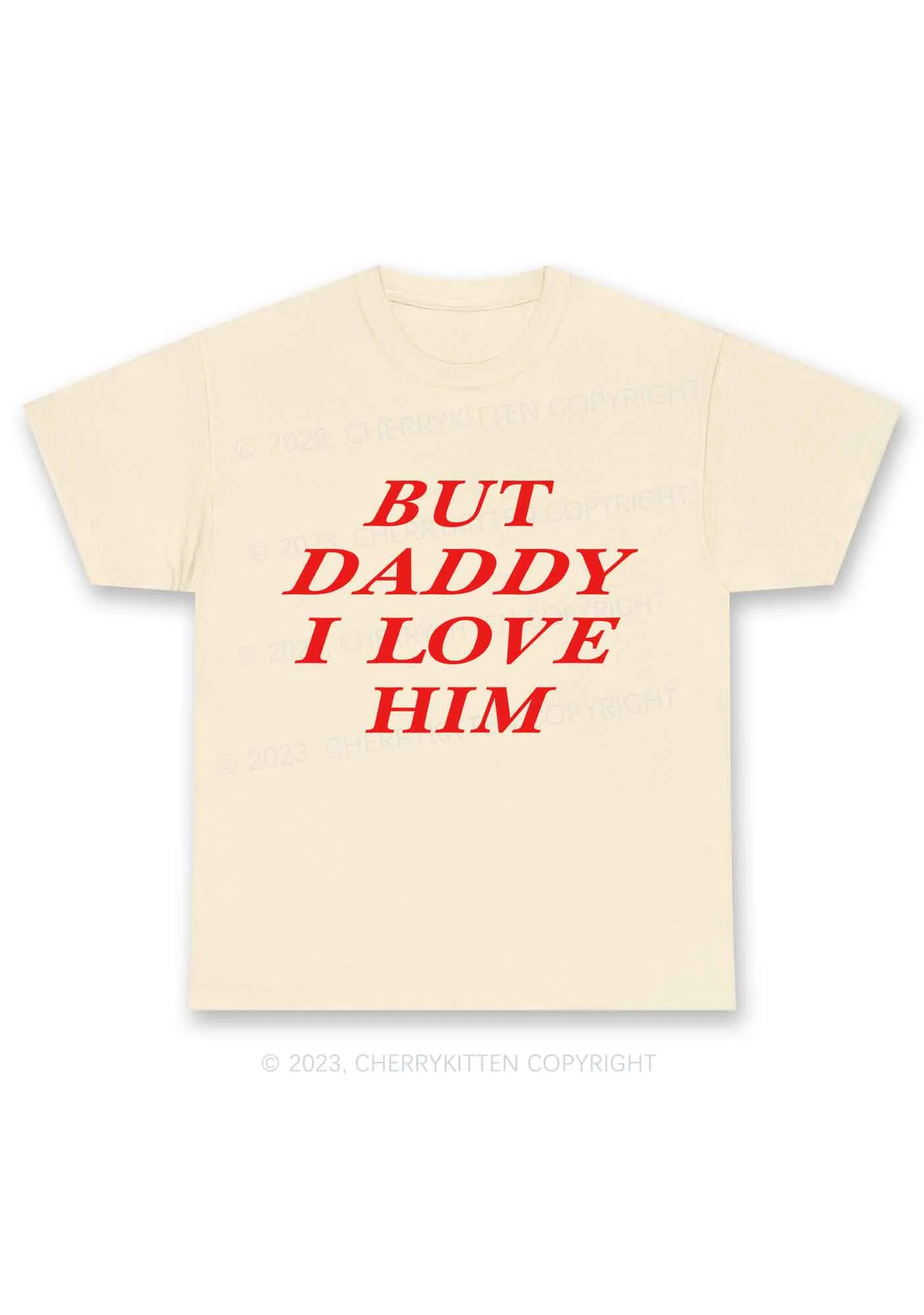 But Daddy I Love Him Y2K Chunky Shirt Cherrykitten - Image 5