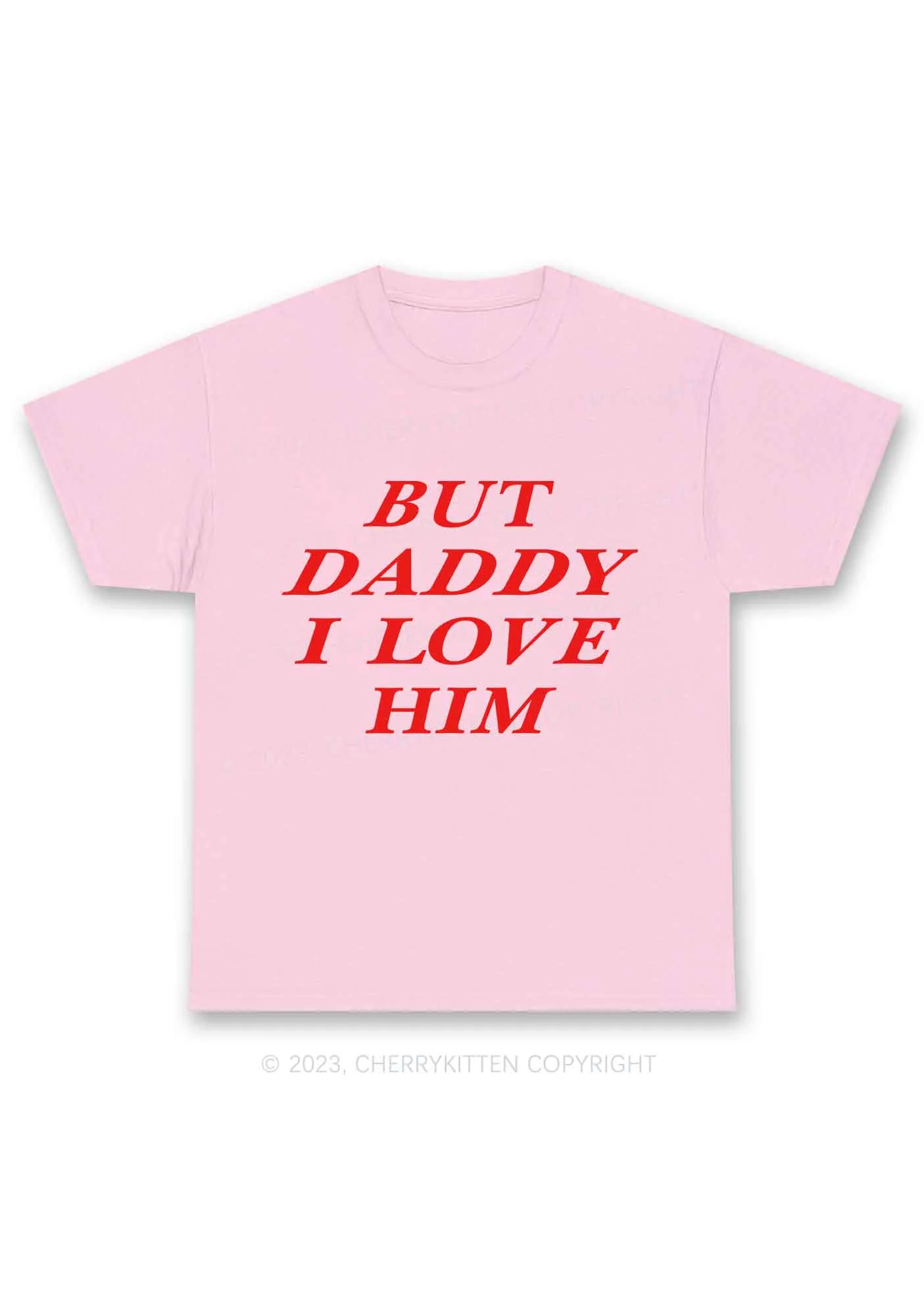 But Daddy I Love Him Y2K Chunky Shirt Cherrykitten - Image 6