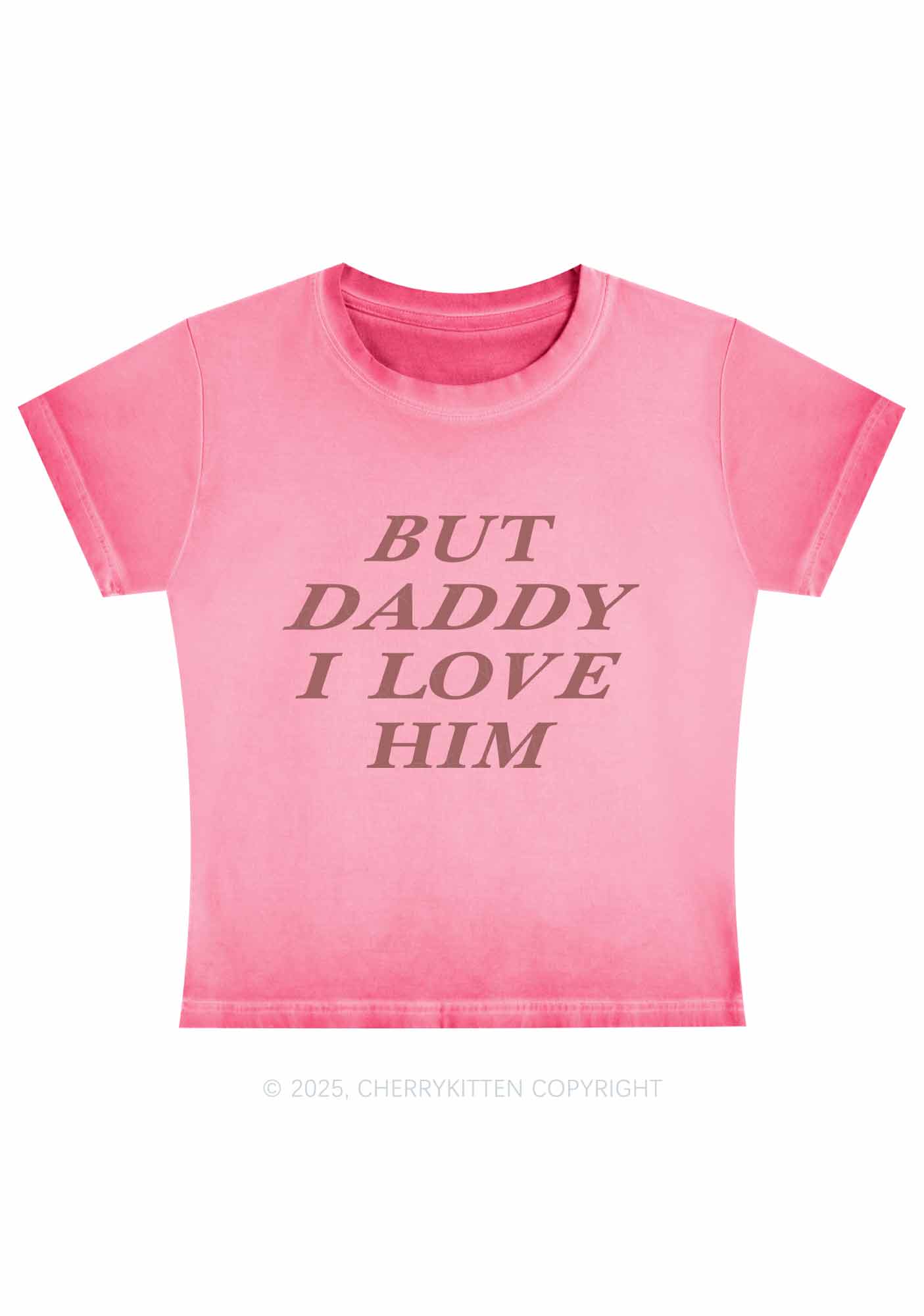 But Daddy I Love Him Y2K Vintage Classic Tee Cherrykitten - Image 2