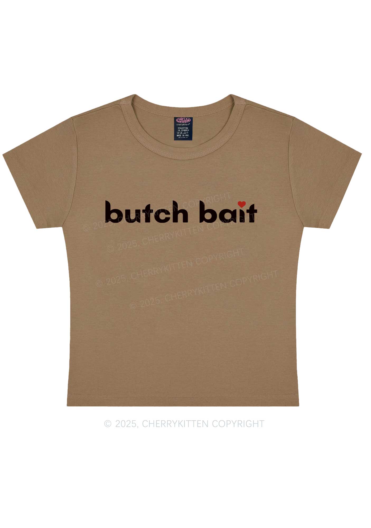 Butch Bait Heart Y2K Baby Tee Cherrykitten - Image 10