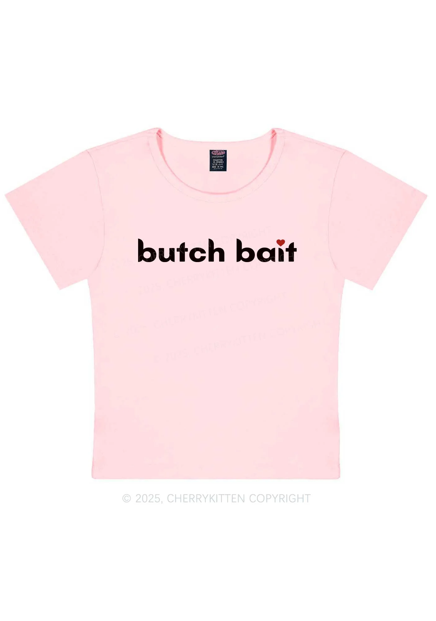 Butch Bait Heart Y2K Baby Tee Cherrykitten - Image 12