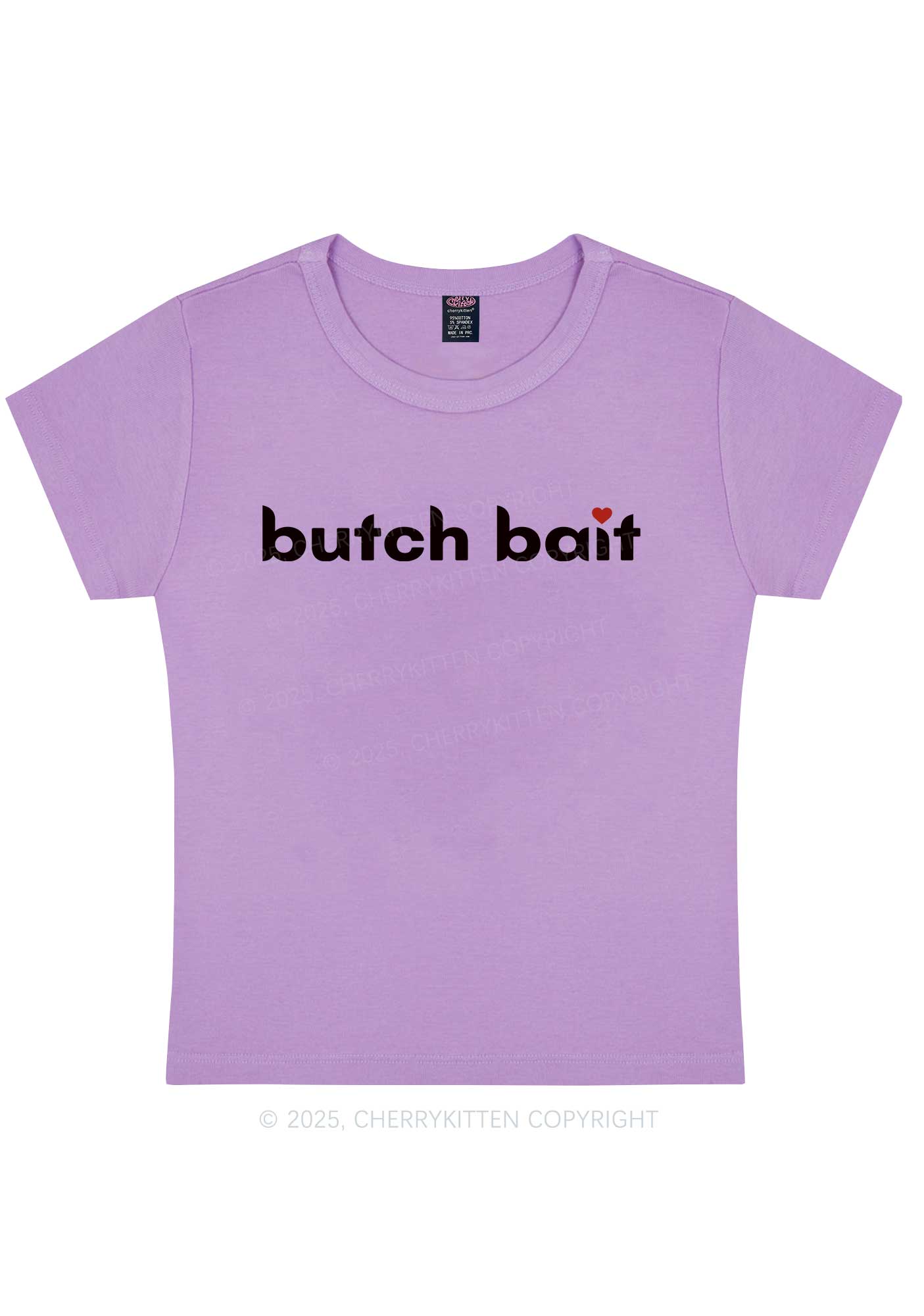 Butch Bait Heart Y2K Baby Tee Cherrykitten - Image 7