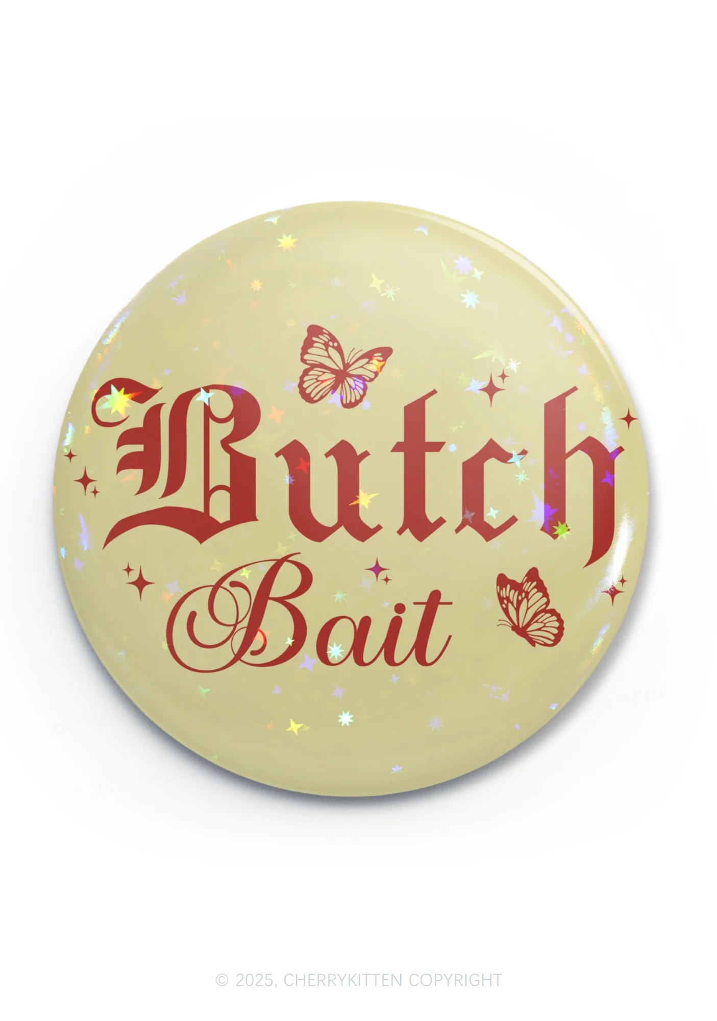Butch Bait Pride 1Pc Y2K Pin Badge Cherrykitten - Image 4