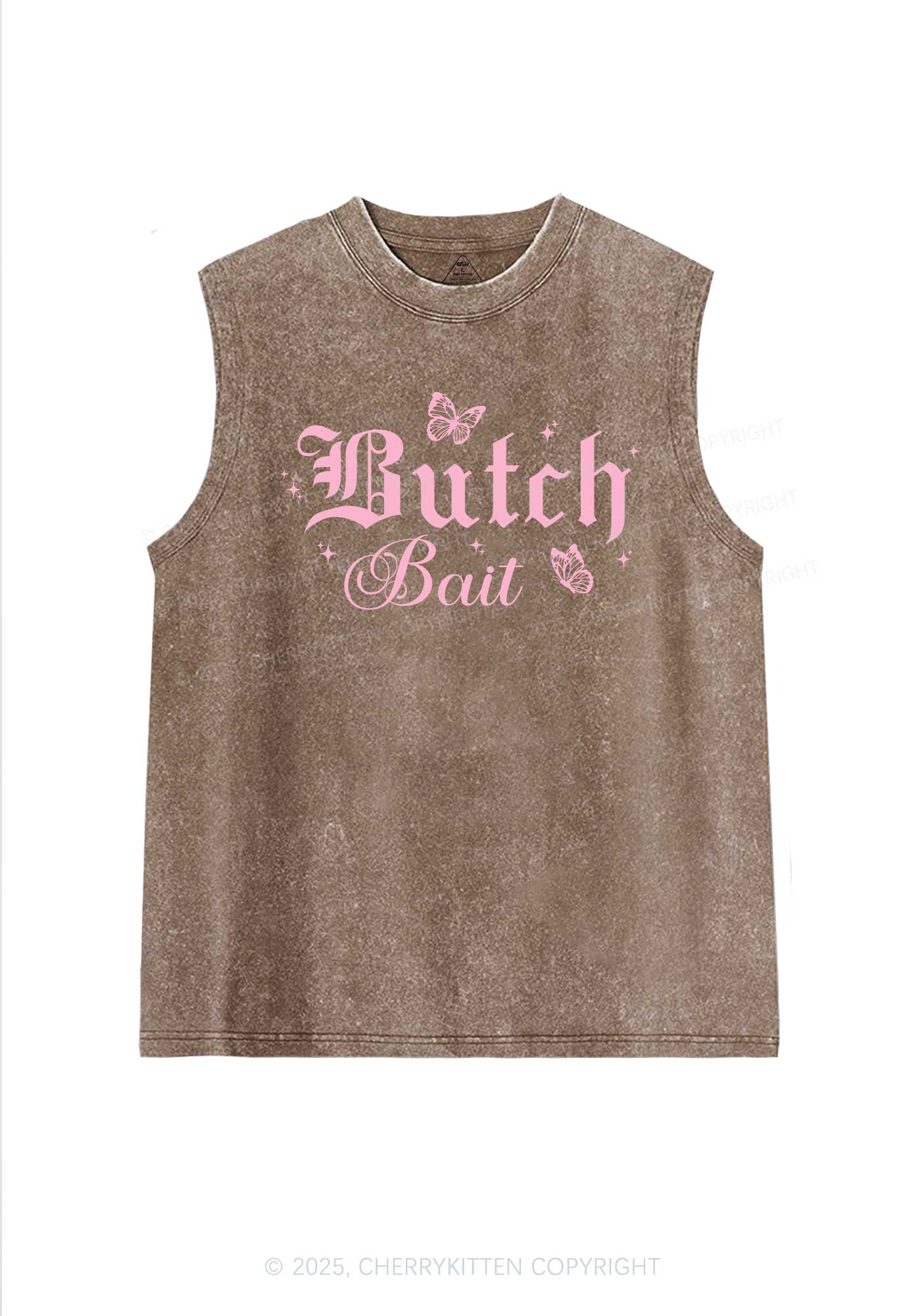 Butch Bait Pride Y2K Washed Muscle Tank Cherrykitten - Image 5