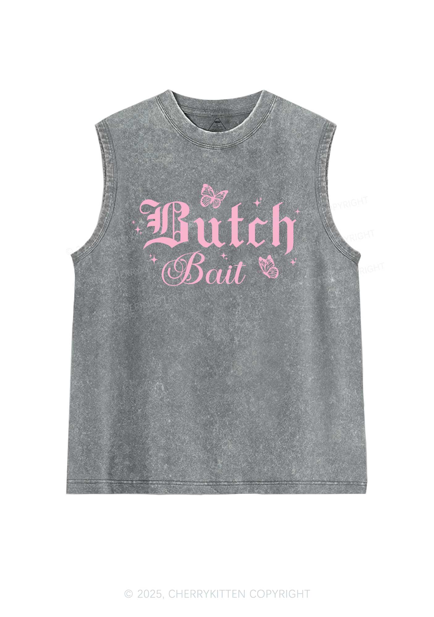 Butch Bait Pride Y2K Washed Muscle Tank Cherrykitten - Image 6