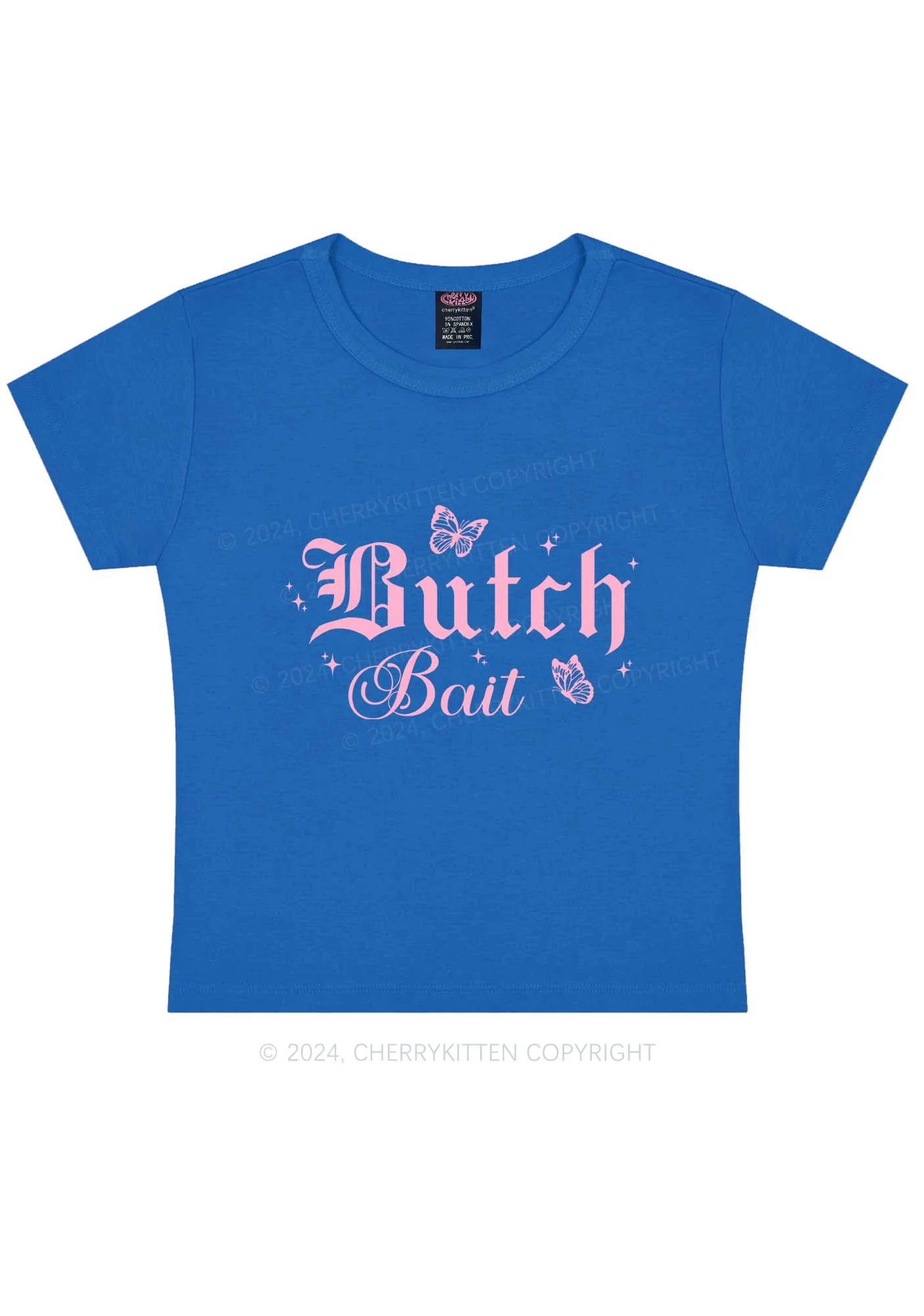 Butch Bait Y2K Baby Tee Cherrykitten - Image 10