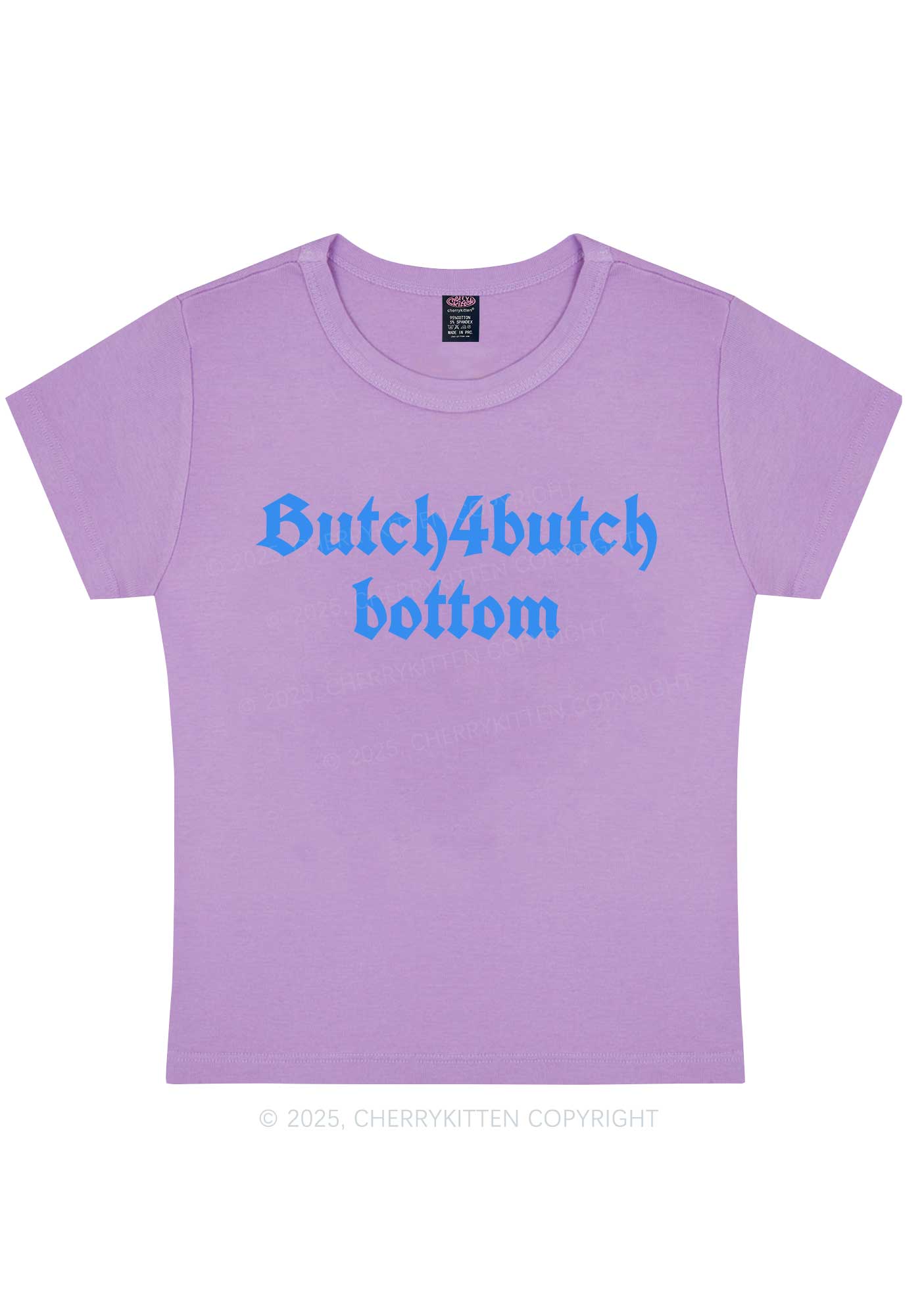 Butch Bottom Pride Y2K Baby Tee Cherrykitten - Image 7