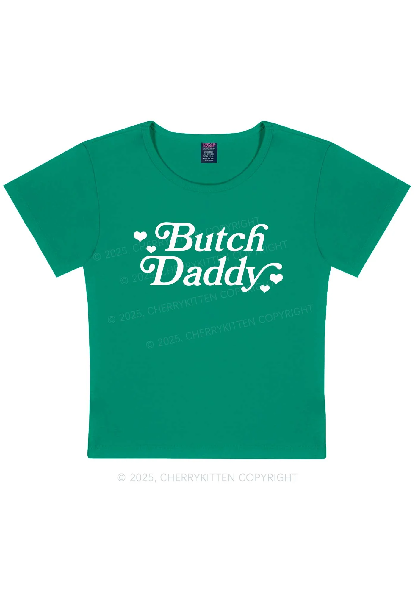 Butch Daddy Y2K Baby Tee Cherrykitten - Image 11