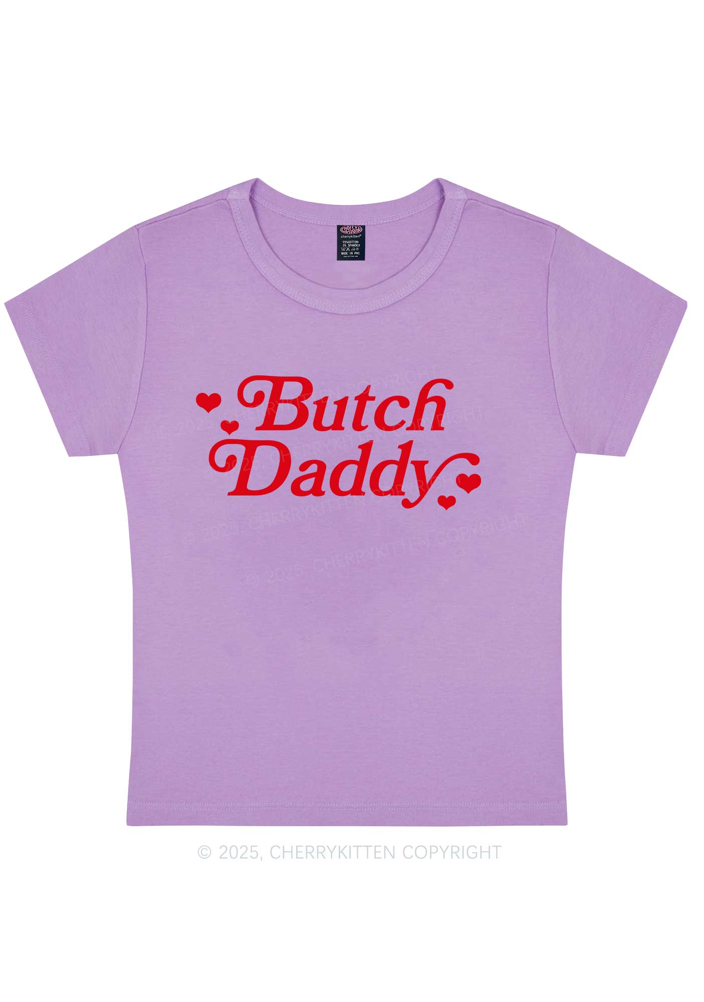 Butch Daddy Y2K Baby Tee Cherrykitten - Image 8