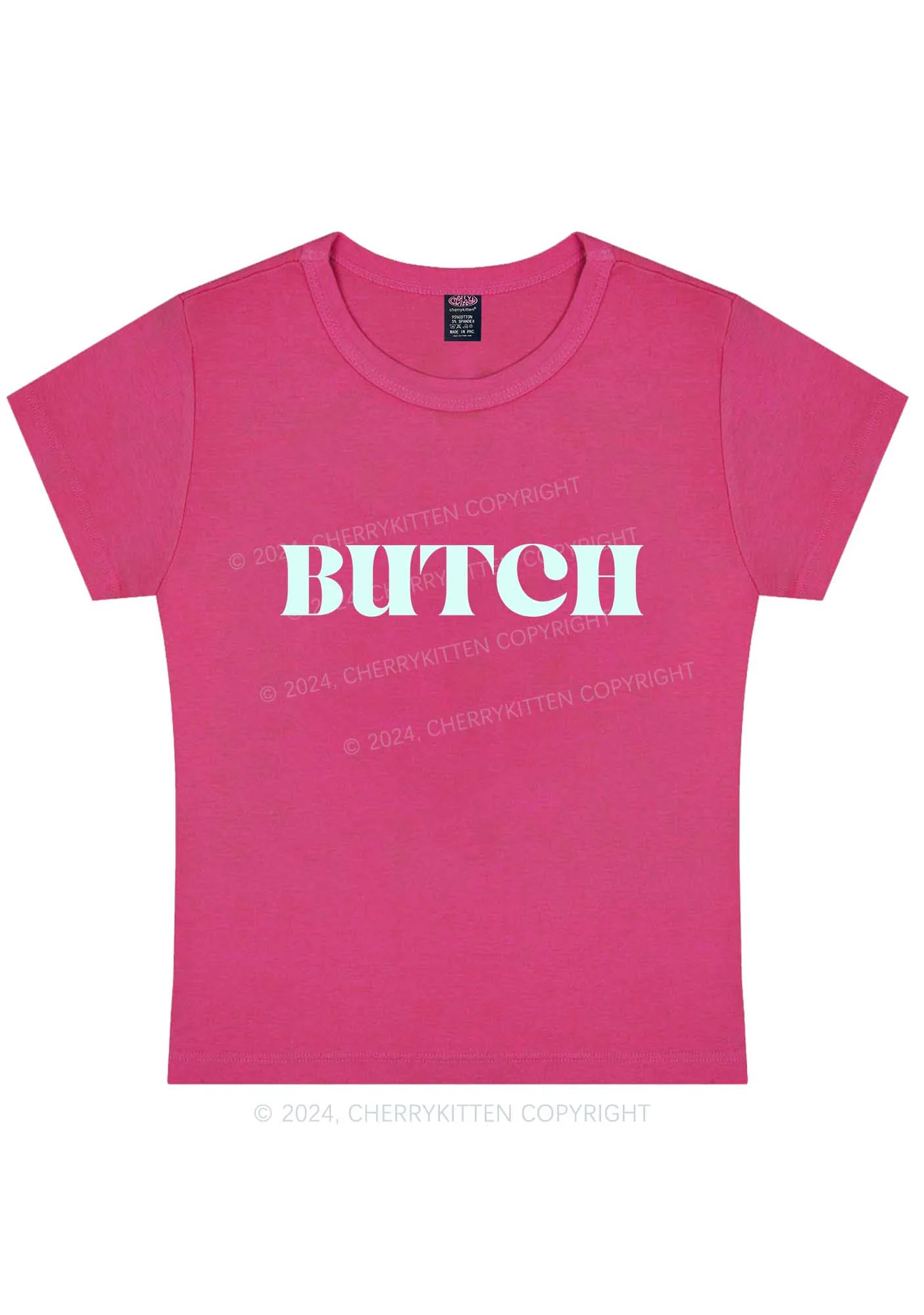 Butch Y2K Baby Tee Cherrykitten - Image 11