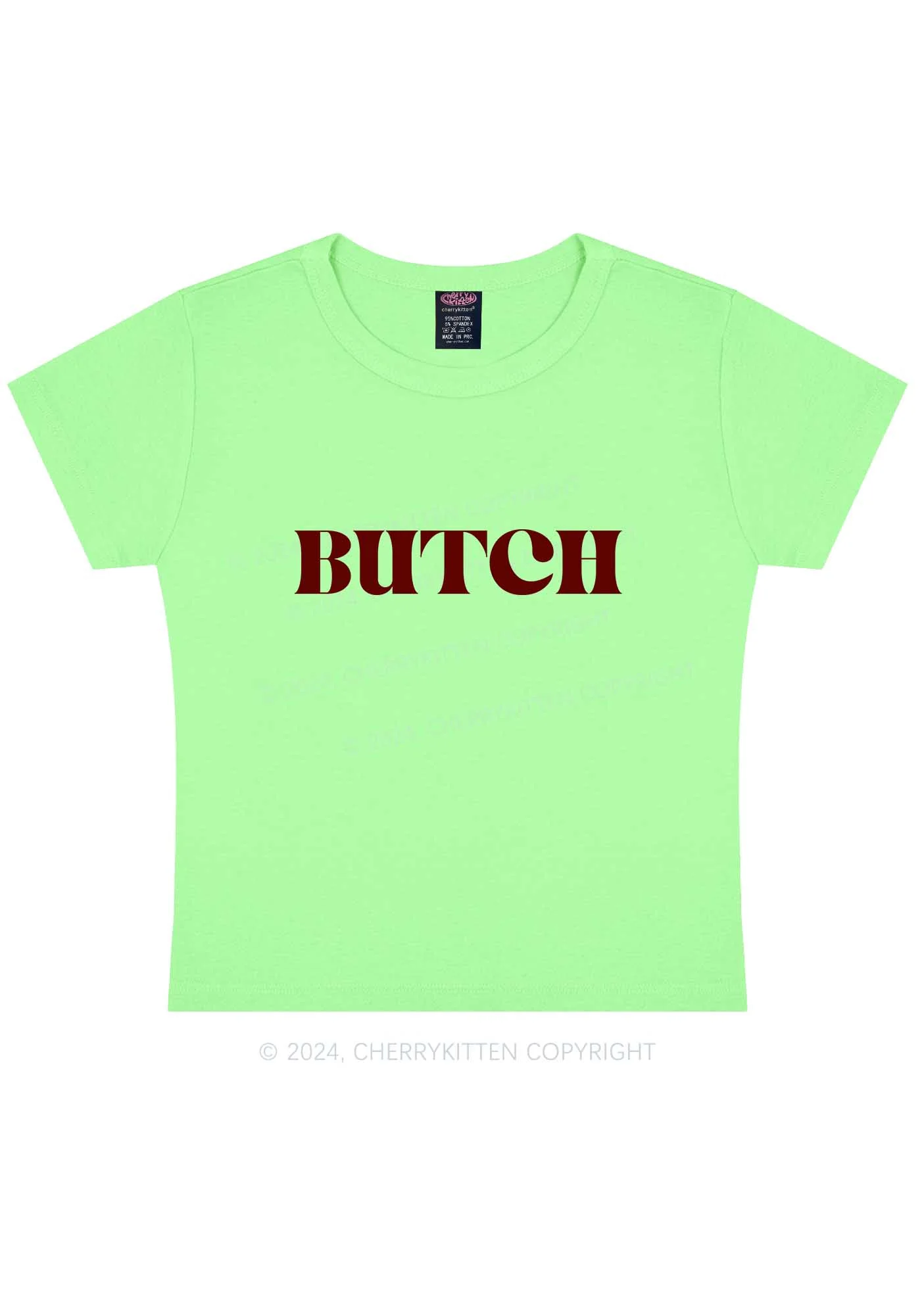 Butch Y2K Baby Tee Cherrykitten - Image 12