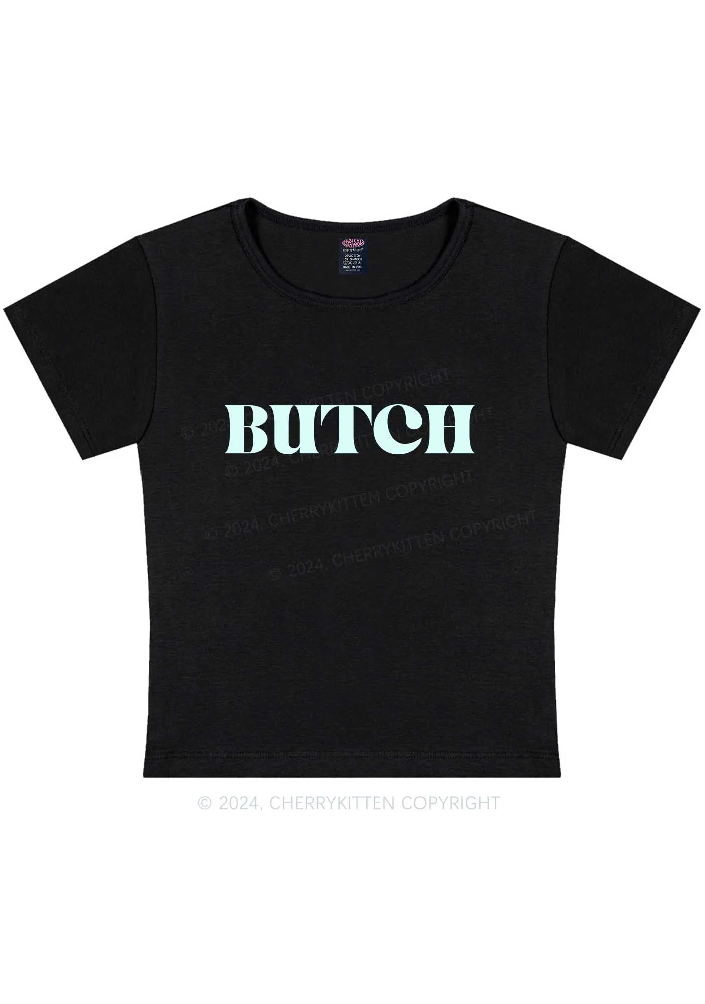 Butch Y2K Baby Tee Cherrykitten - Image 6